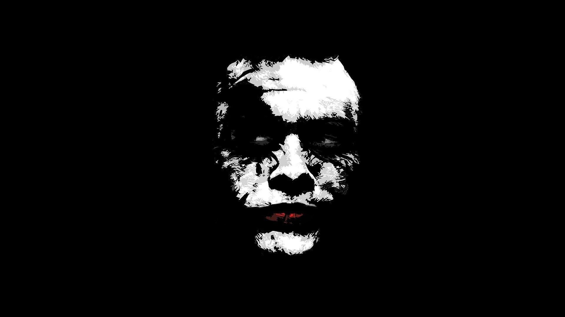 1920x1080 Joker Black And White Wallpaper Free Joker Black And White, Desktop