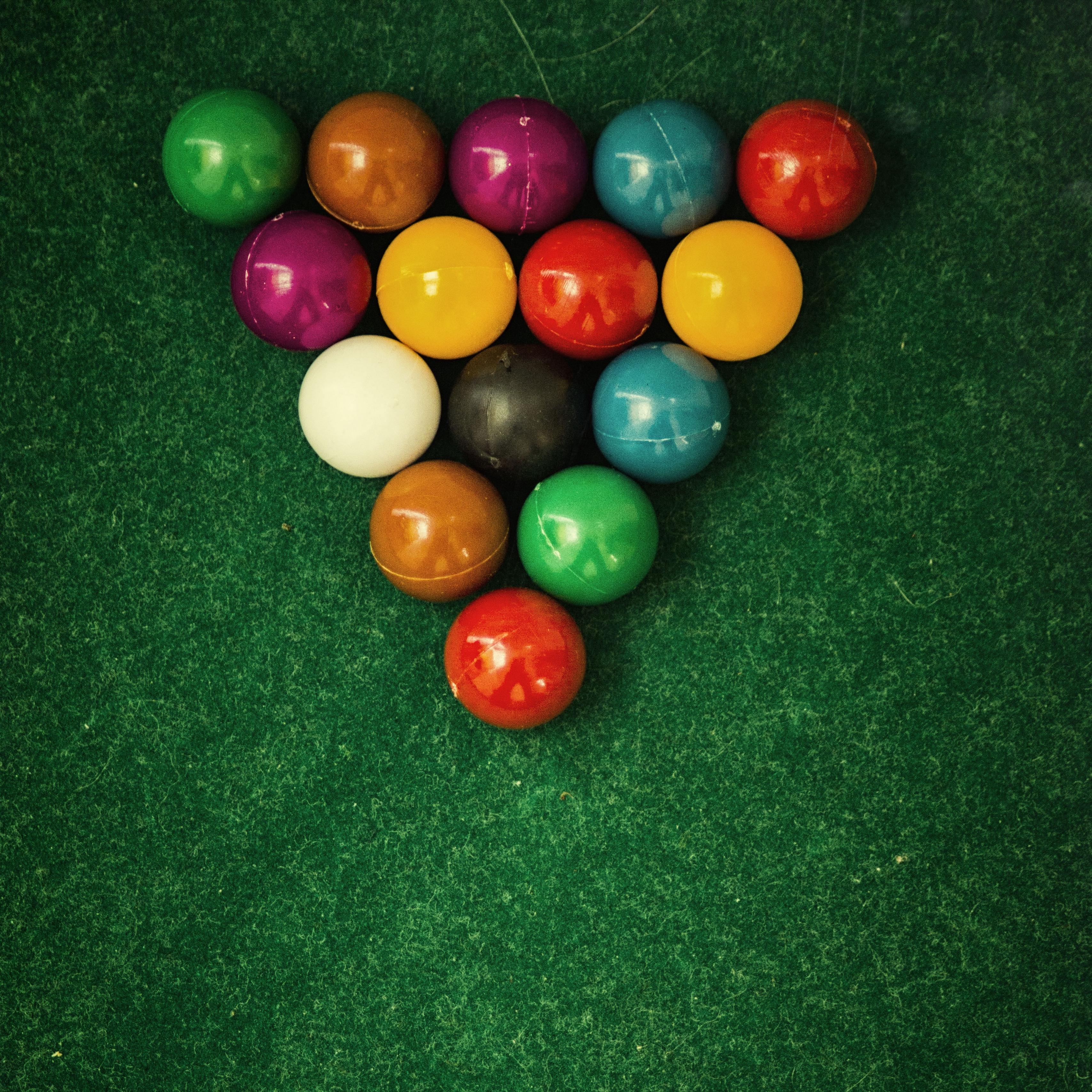 3420x3420 Download wallpaper  billiards, balls, cloth, snooker, pool, Phone