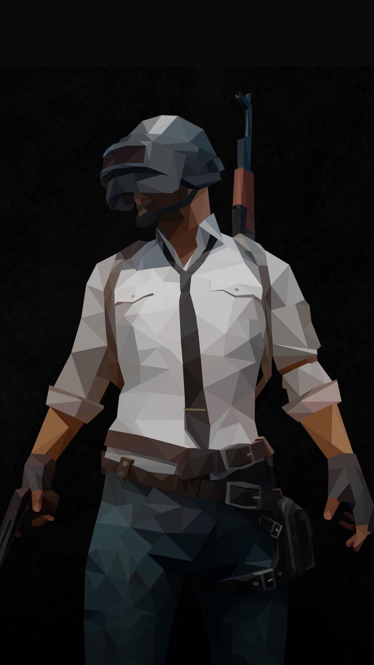 1250x2210 PUBG 3D Desktop HD Wallpaper, Phone