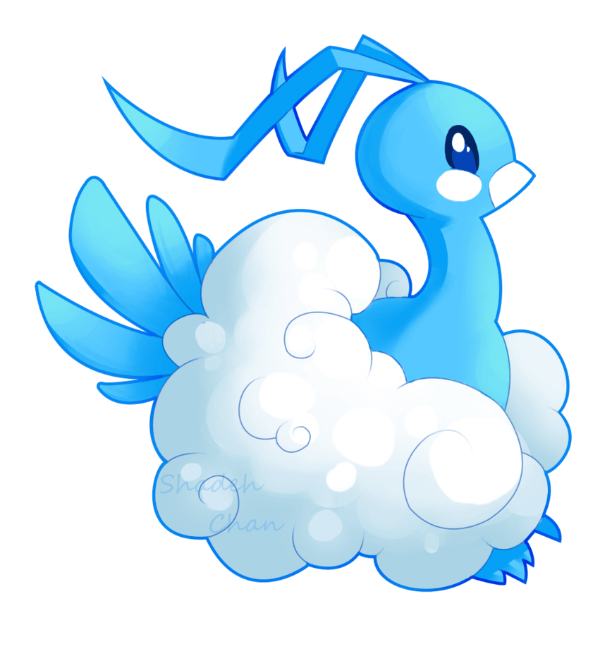 870x920 Lil Altaria By Nell Of Shadows. Pokemon. Pokémon, Phone