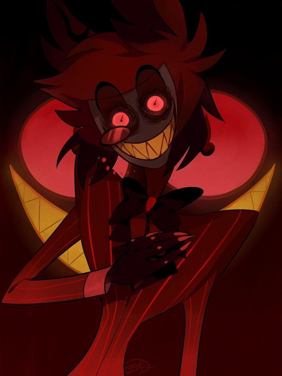 900x1200 Hazbin Hotel Wallpaper Hotel Alastor Fanart, Phone