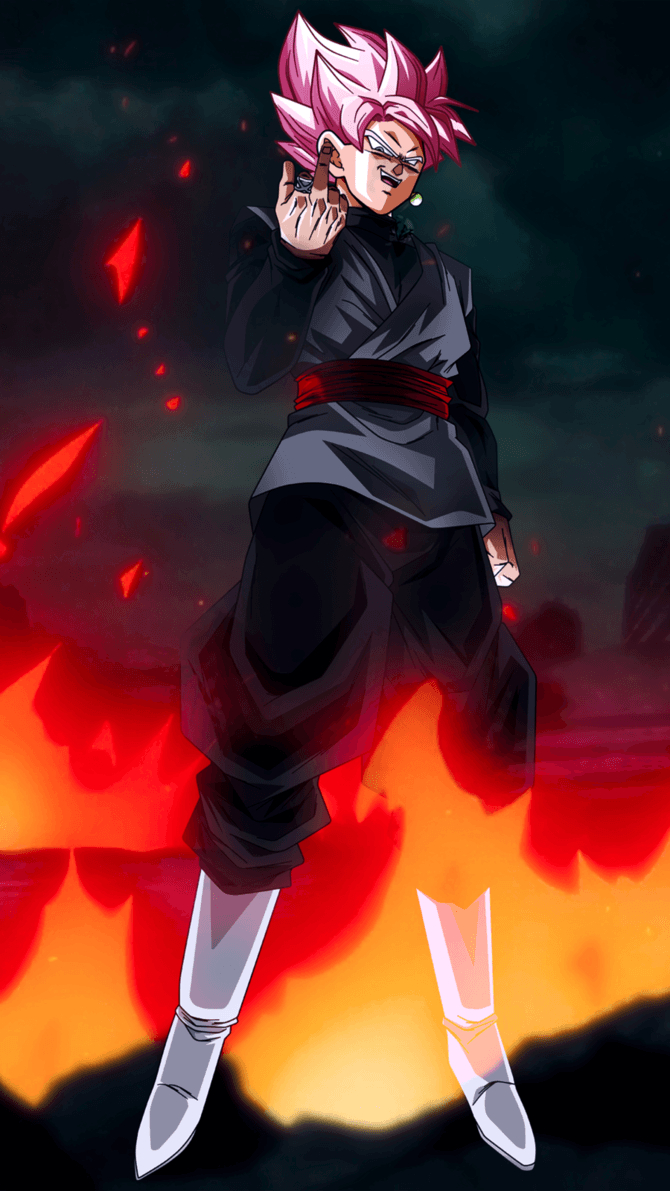 670x1200 Goku Black Rose Wallpaper Phone, Phone