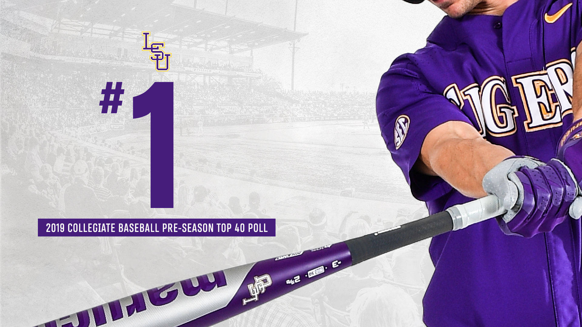 1920x1080 LSU Ranked No. 1 in Baseball Preseason.lsusports.net, Desktop