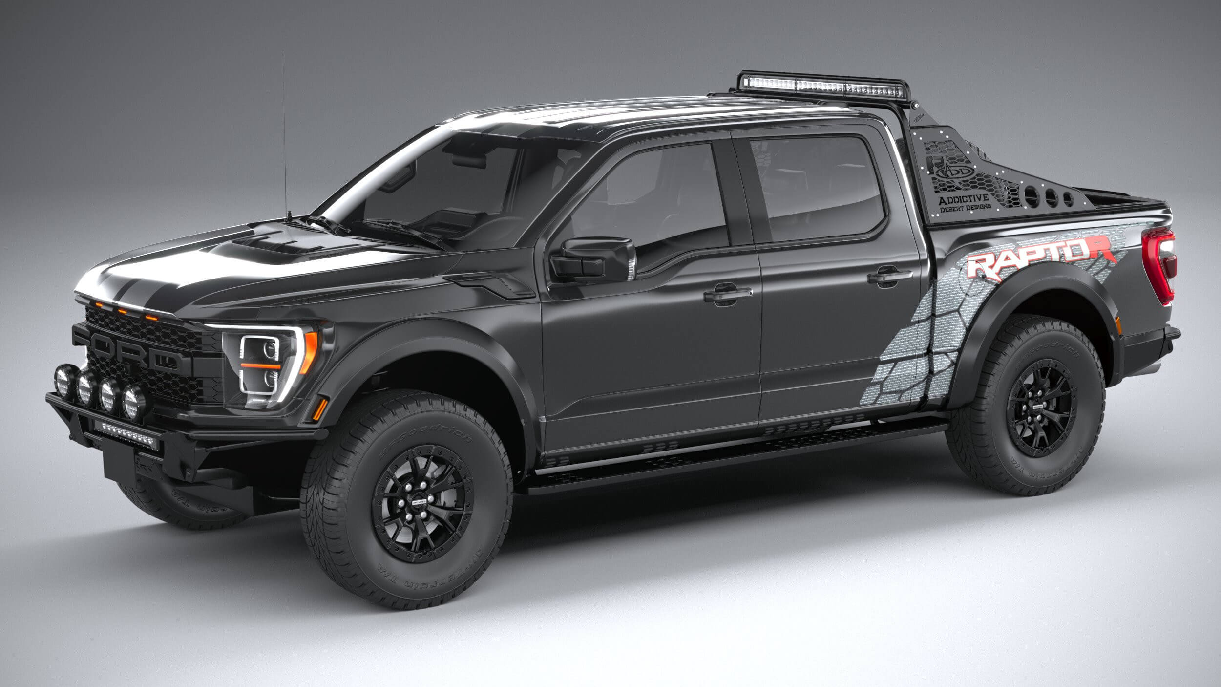 2500x1410 Ford F 150 Raptor R 2023 3D Model, Desktop