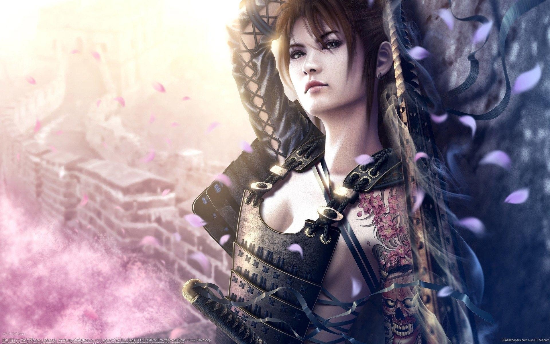 1920x1200 Female Samurai Wallpaper Free Female Samurai Background, Desktop