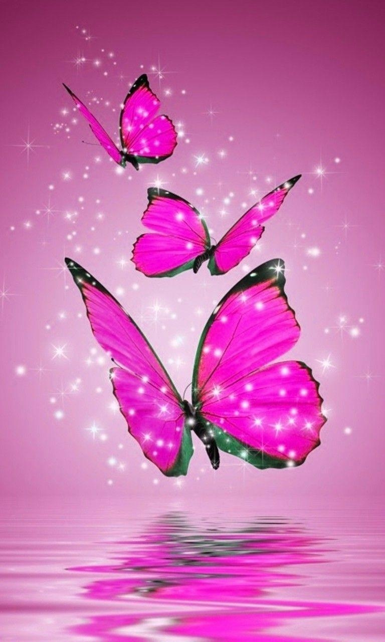 770x1280 Pink And Black Butterfly Wallpaper. Currently 2.50 5 1 2 3 4 5, Phone