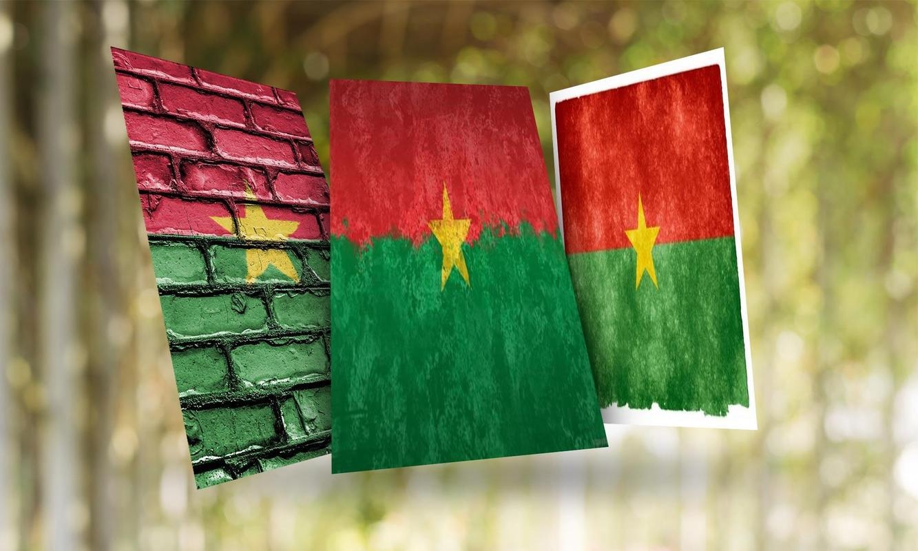 1340x800 Burkina Faso Flag Wallpaper for Android, Desktop