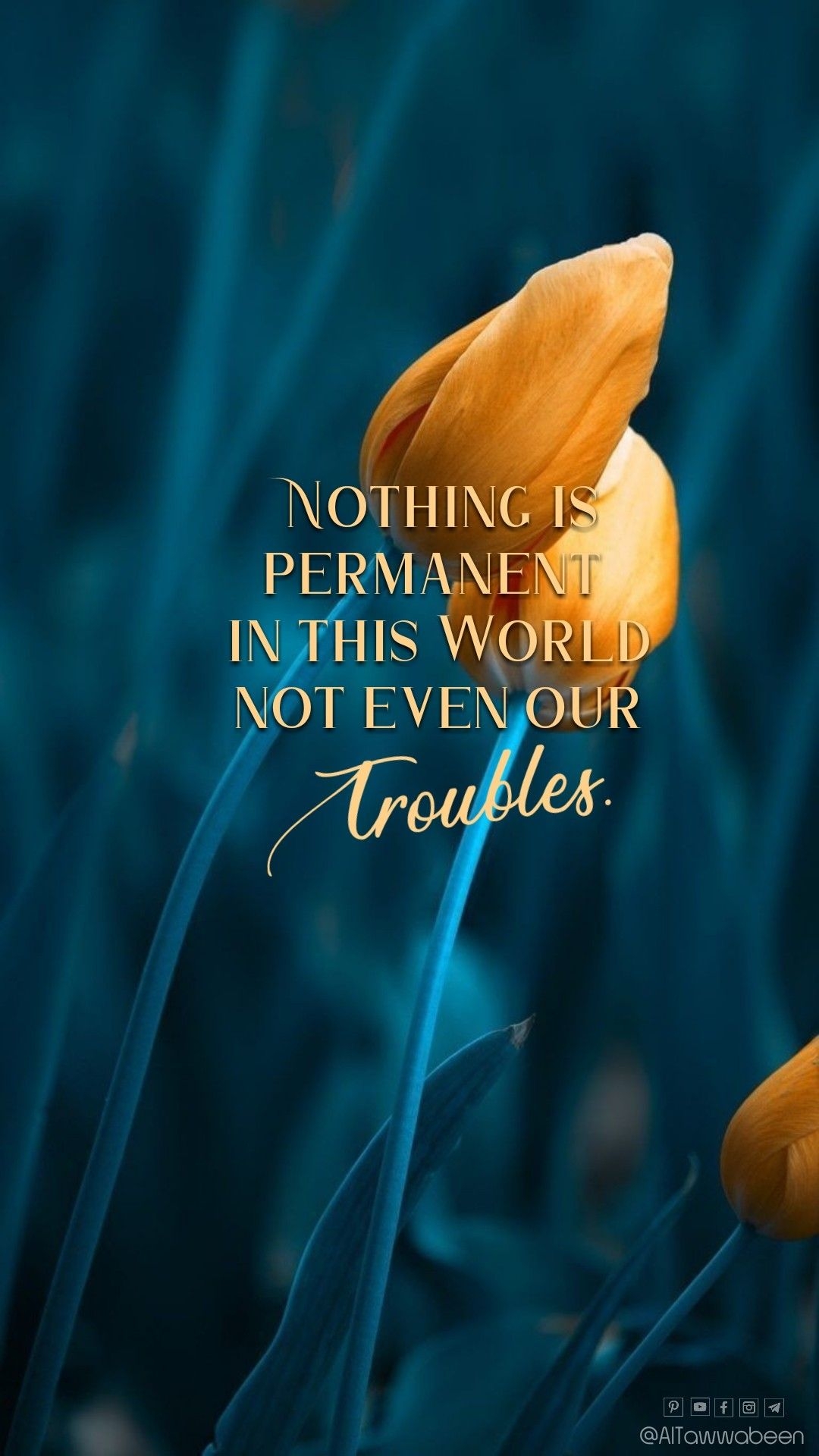 1080x1920 Troubles ? Islamic Mobile wallpaper. Mobile wallpaper, Wallpaper, Nothing is permanent, Phone