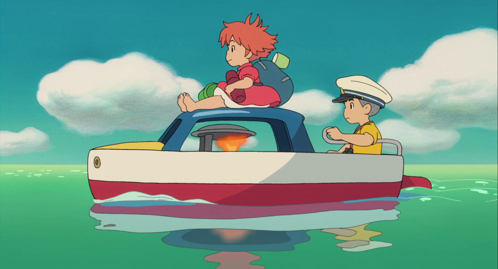 1600x870 Wallpaper, Studio Ghibli, anime, Ponyo Movie, Gake no Ue no Ponyo 1920x1040, Desktop