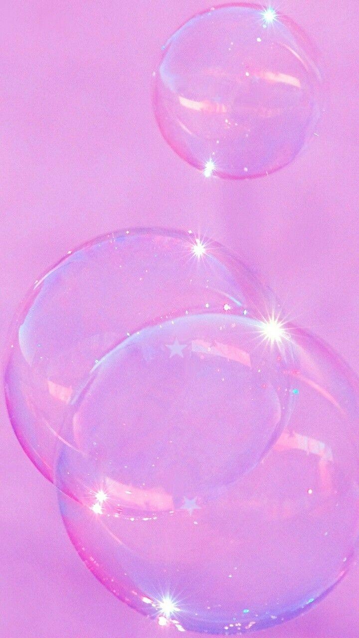 720x1280 barbie pink pop. sparkly bubbles. AESTHETIC. hippie heart. Bubbles wallpaper, Pretty wallpaper, Aesthetic iphone wallpaper, Phone