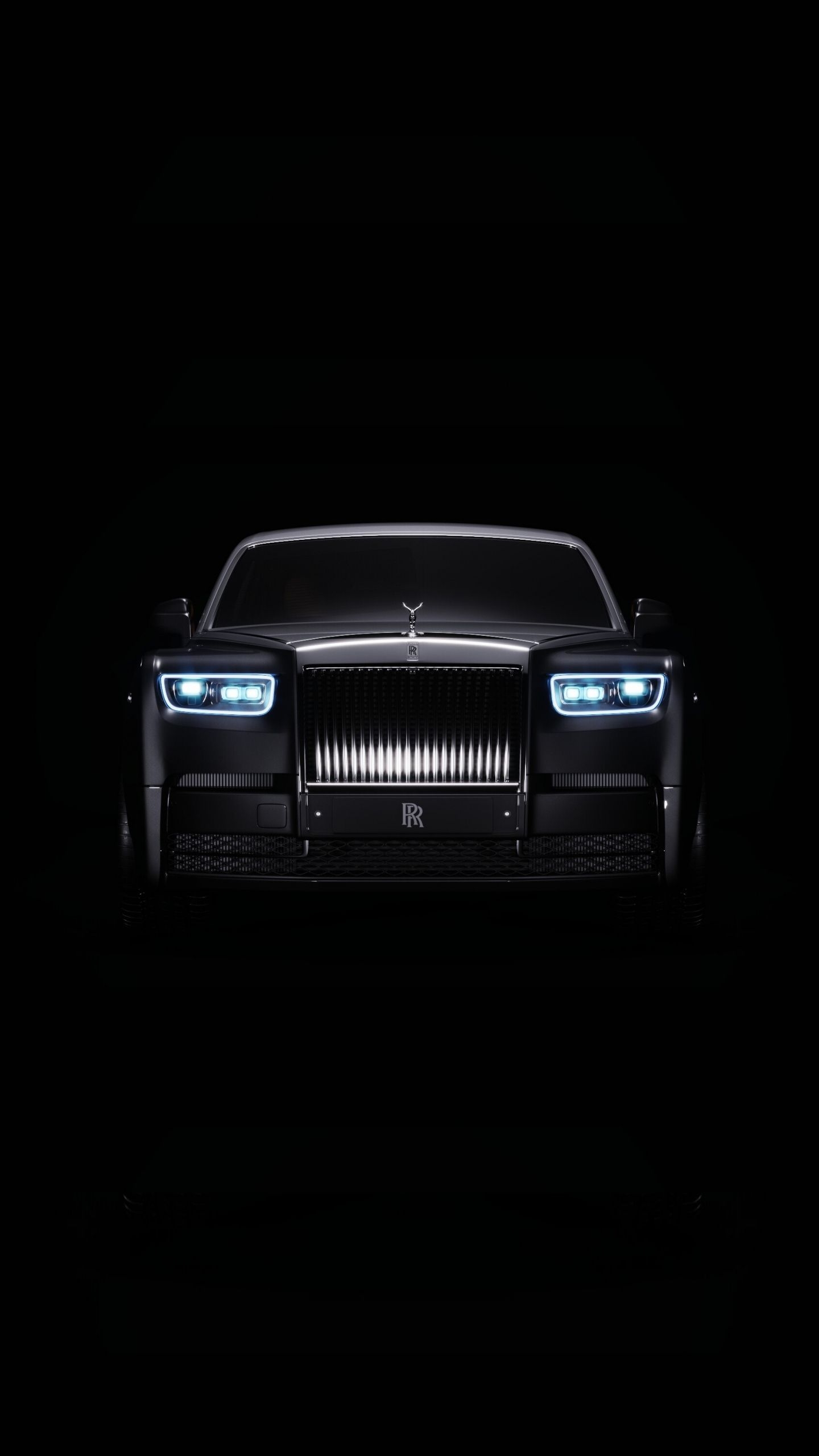 1440x2560 Download Front, Dark, Rolls Royce Phantom Wallpaper, 1440x QHD Samsung Galaxy S S Edge, Note, LG G4, Phone