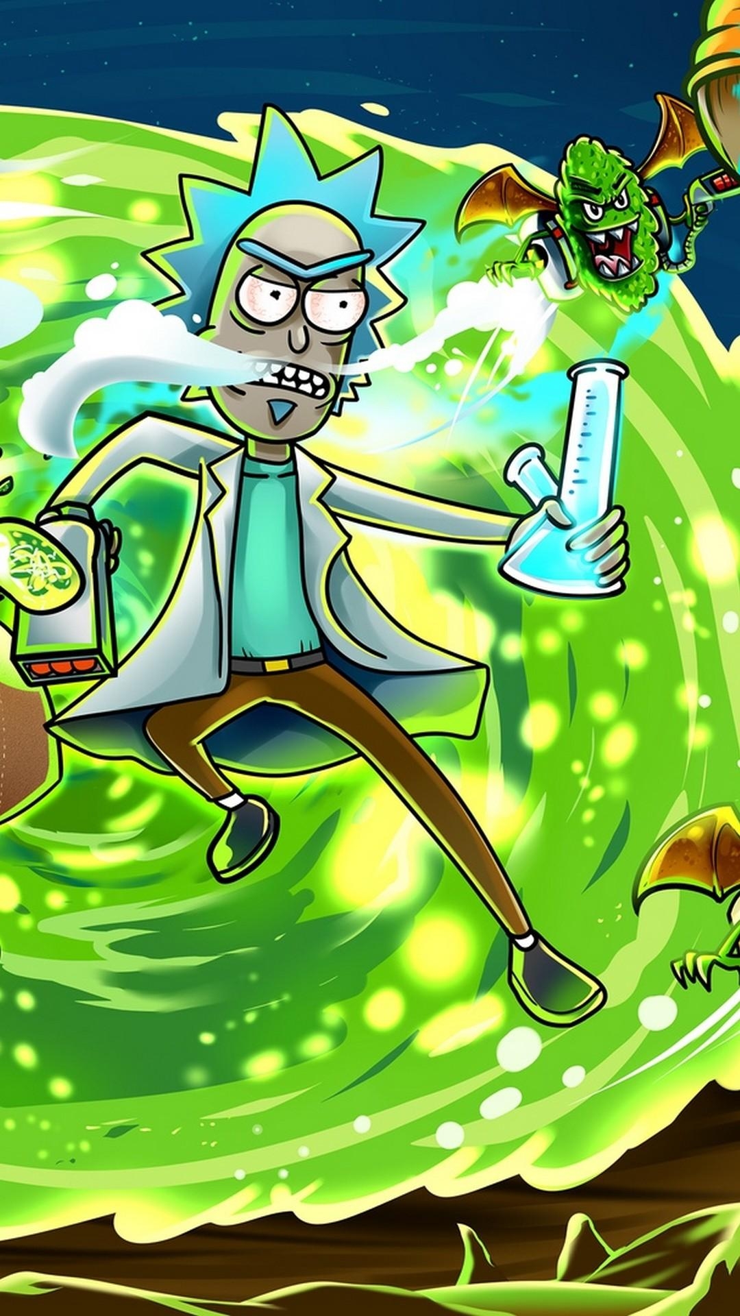 1080x1920 Weed Rick And Morty Background Wallpaper By Graywolf88 69 Free On Zedge, Phone