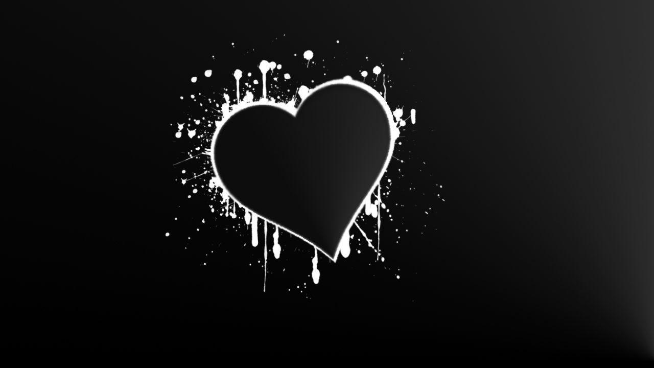 1280x720 Wallpaper Love Wallpaper Black And White Background, Desktop