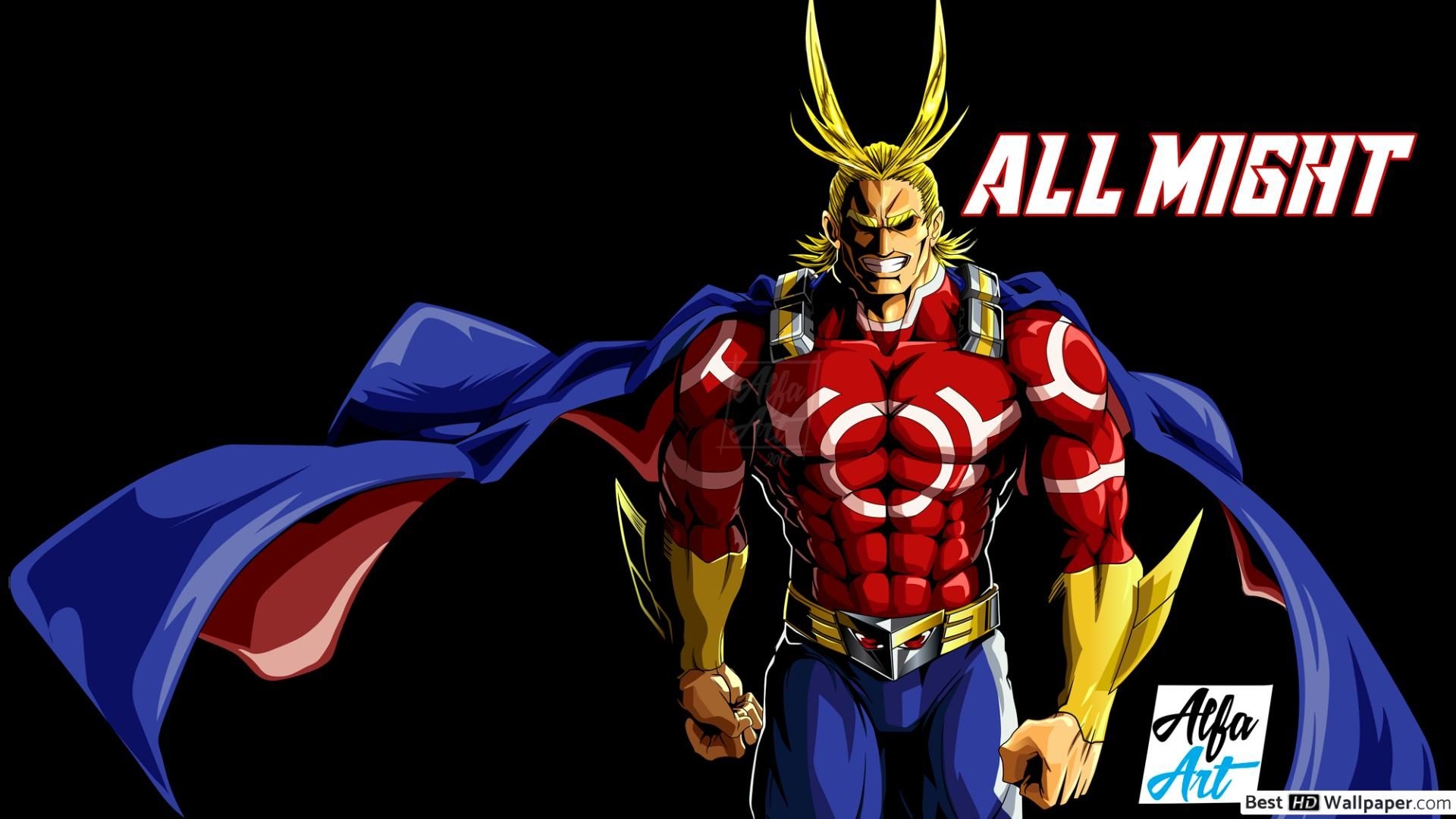 1920x1080 My Hero Academia Might, Alfa art HD wallpaper download, Desktop