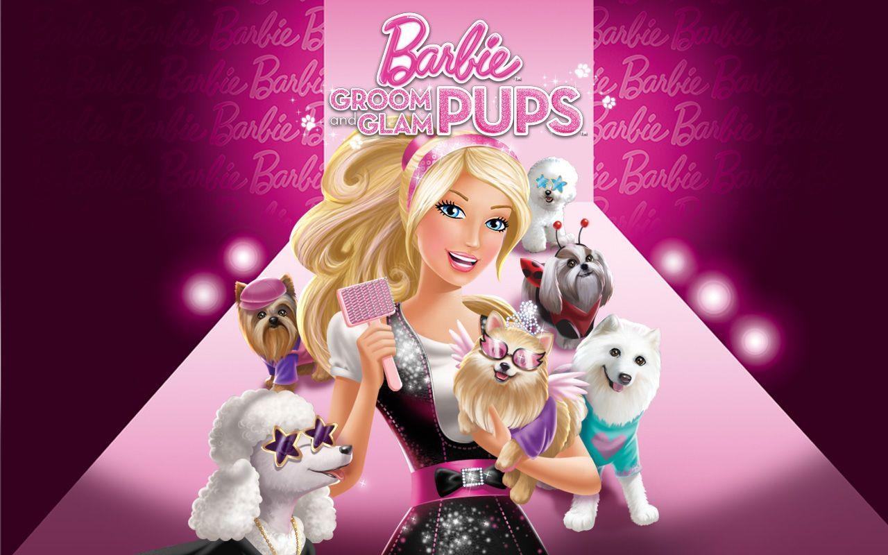 1280x800 barbie and disney princess <3 image Barbie Groom & Glam Pups HD, Desktop