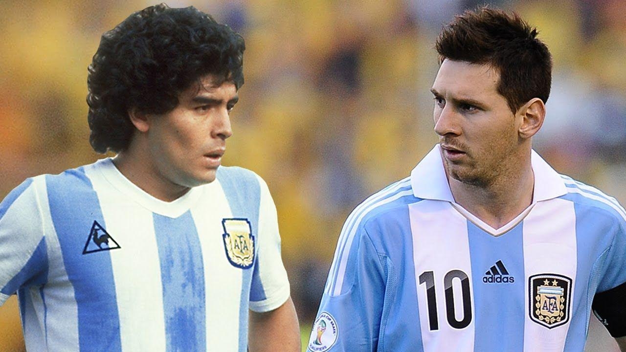 1280x720 Lionel Messi vs Diego Maradona, Desktop