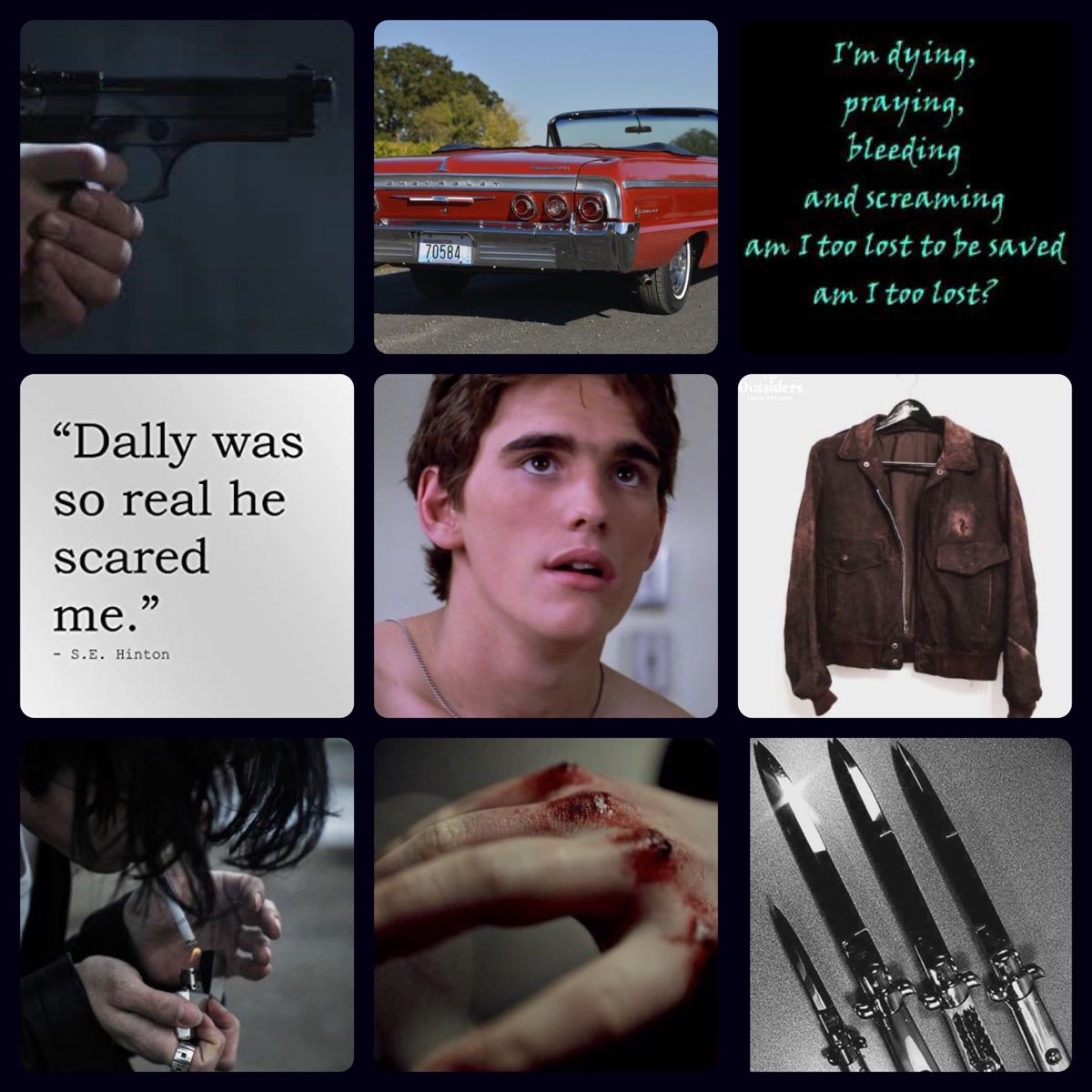 1200x1200 Dallas Winston Aesthetic. The outsiders, Dallas winston, I am scared, Phone