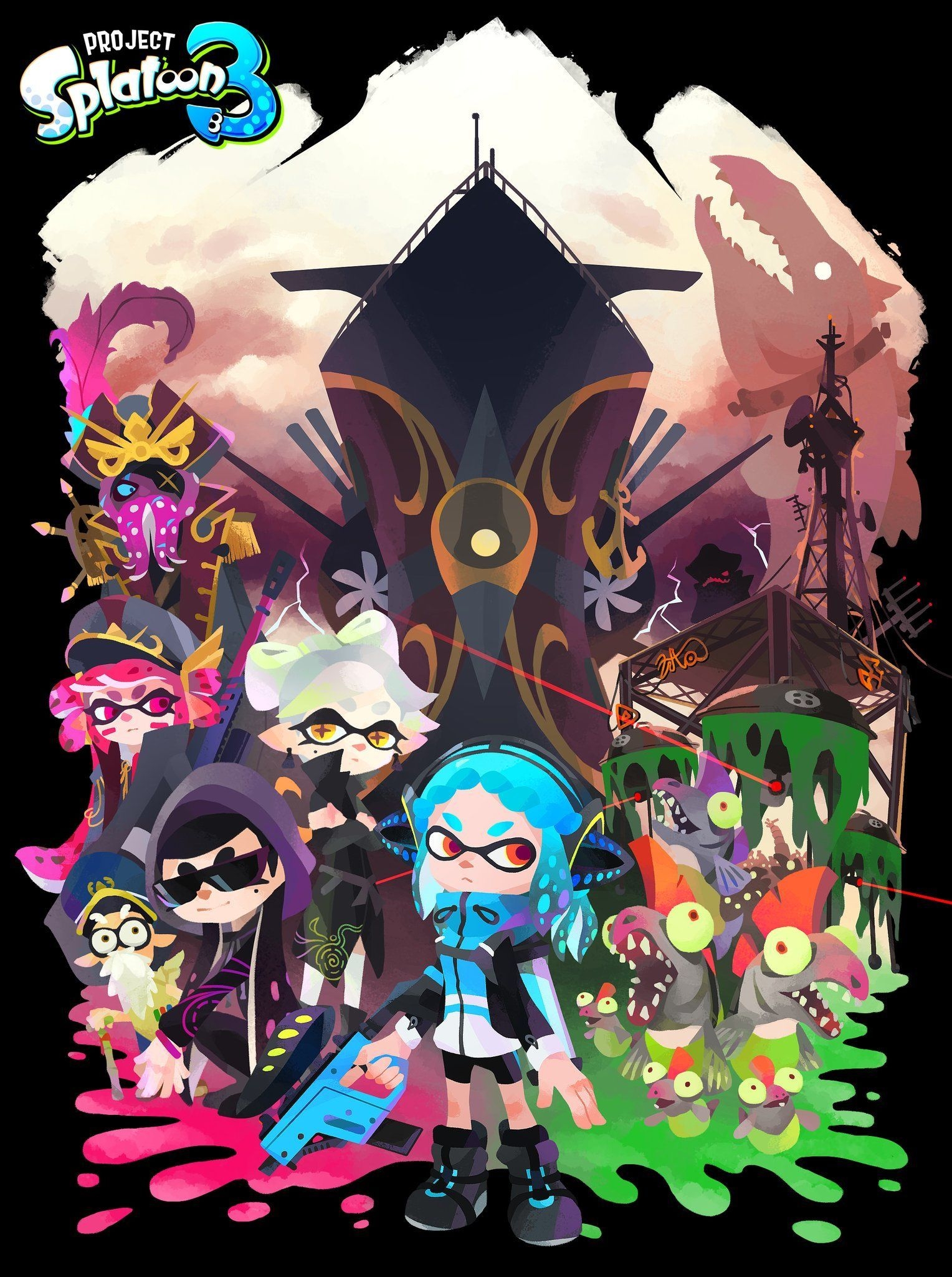 1530x2050 Splatoon comics, Splatoon.com, Phone