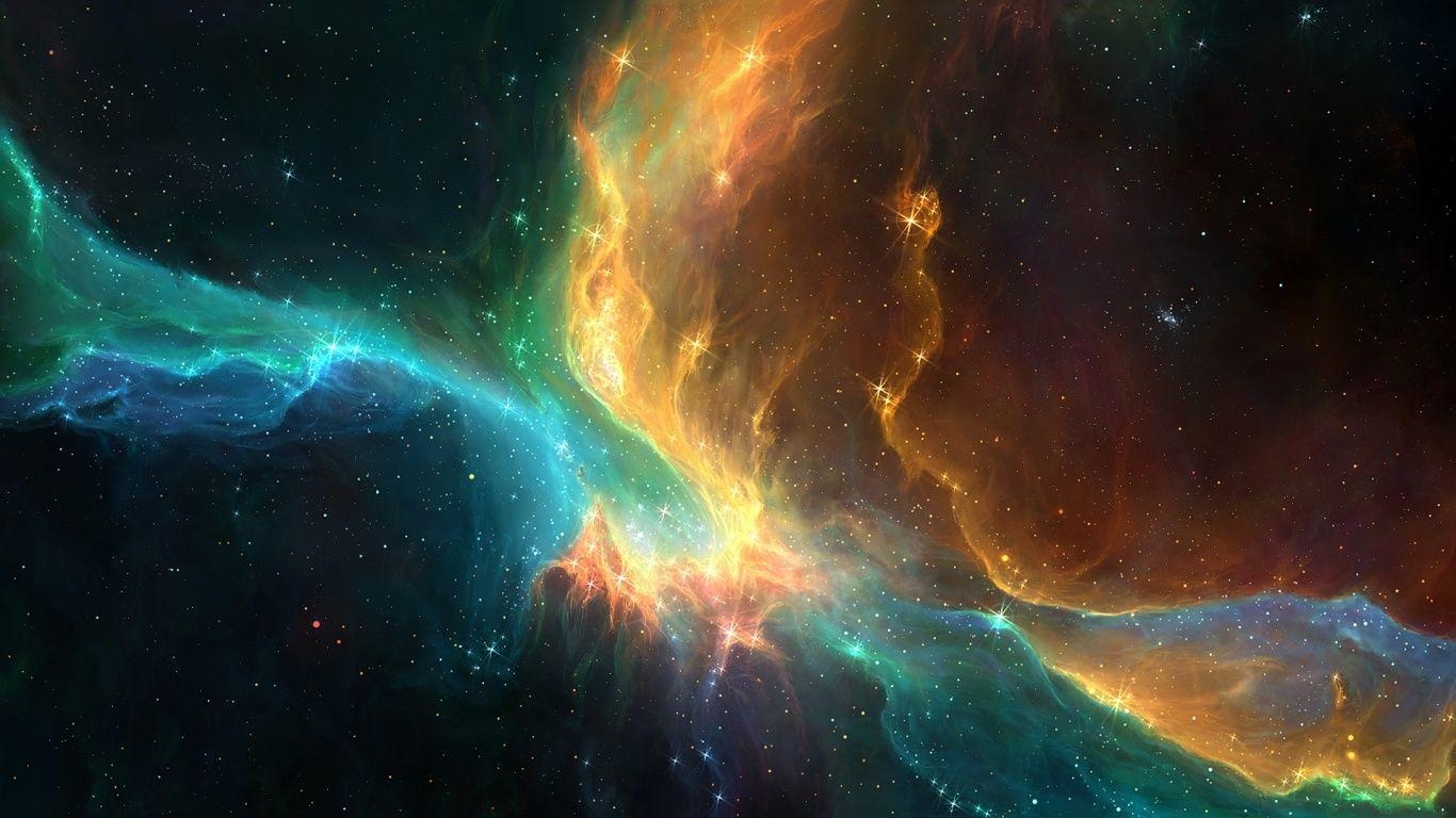 1370x770 Space stars cosmic nebula Wallpaper, Desktop