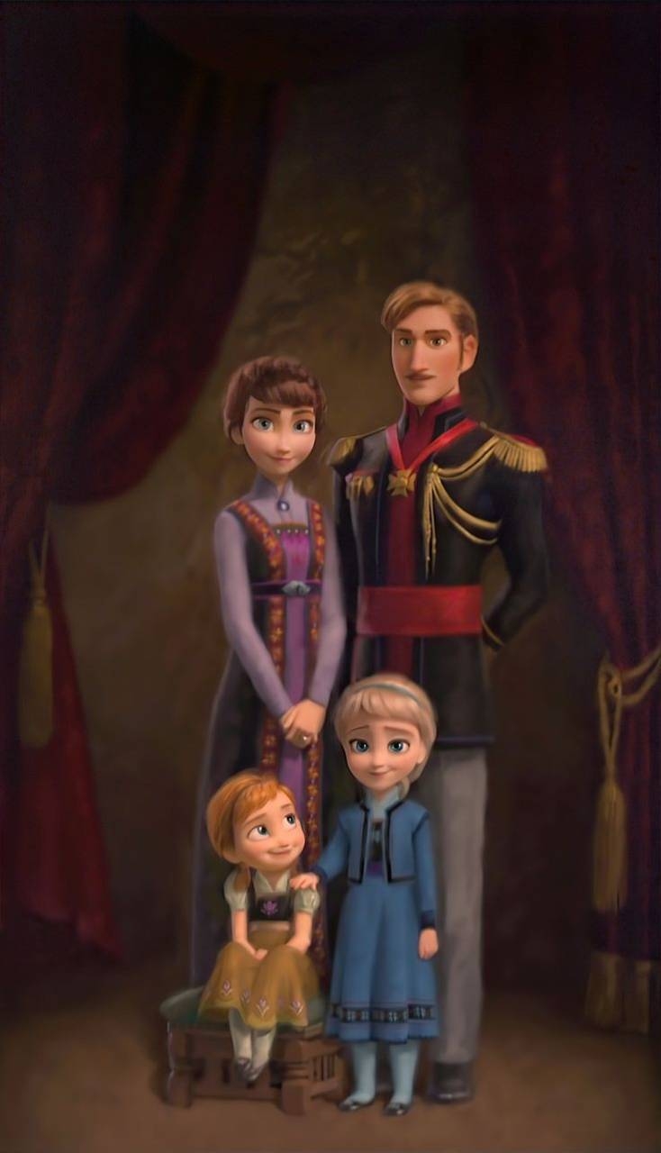 740x1280 Frozen Familia wallpaper, Phone