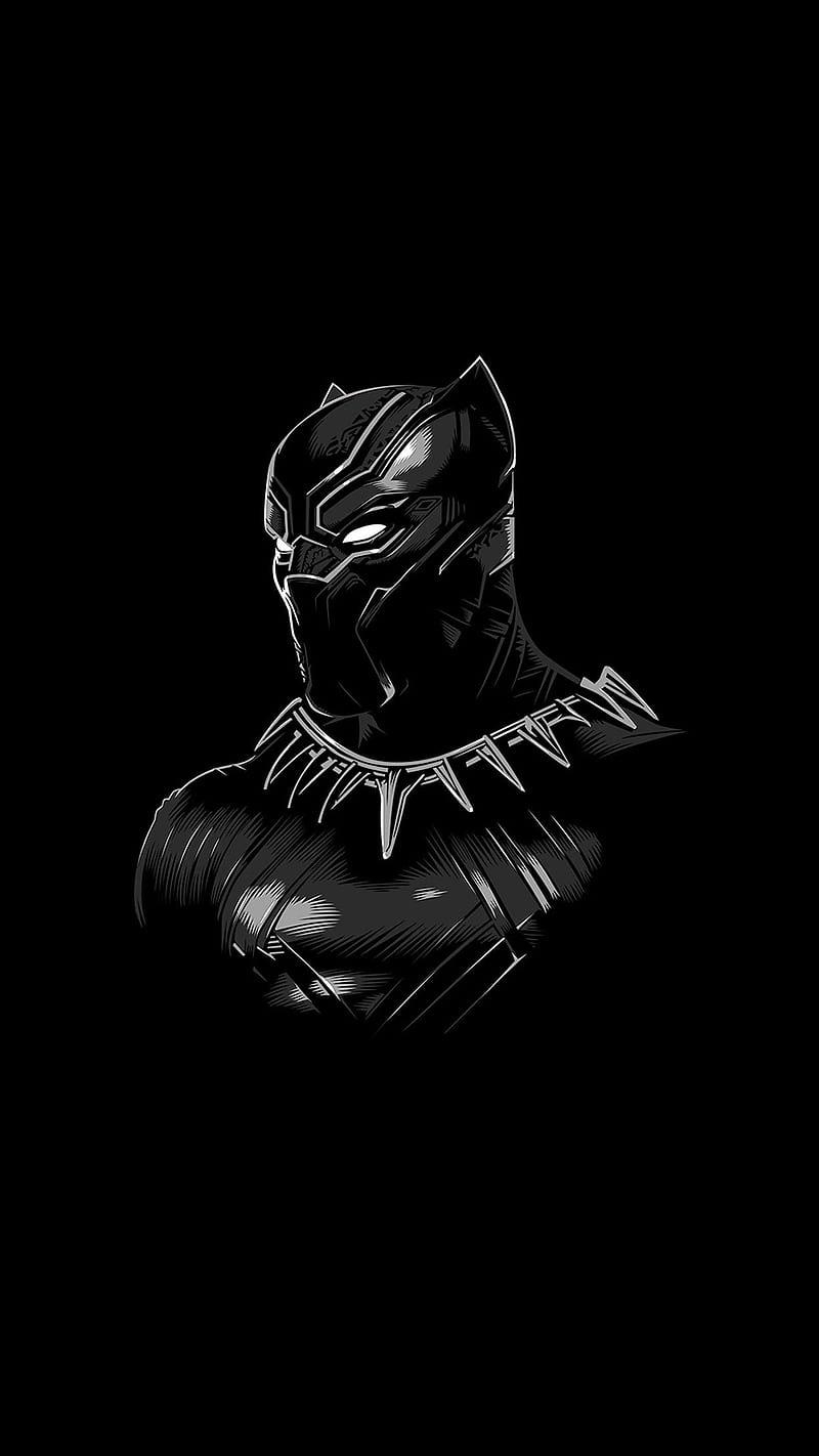 800x1430 My Black Panther depth effect wallpaper, Phone