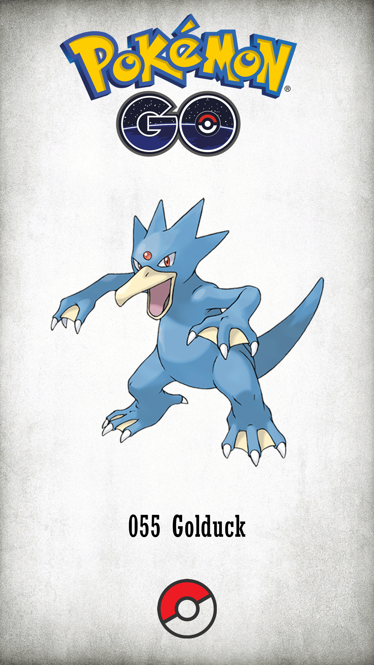 1250x2210 Character Golduck, Phone