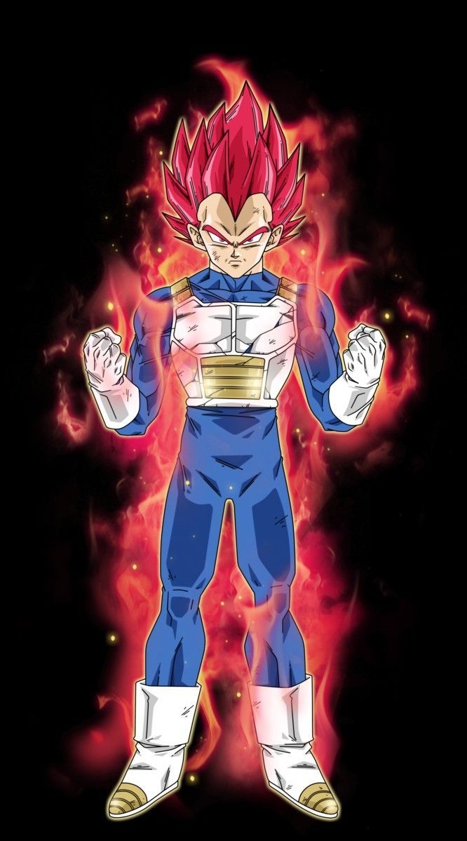 670x1200 Super Saiyan God Vegeta. Dragon ball image, Dragon ball, Phone