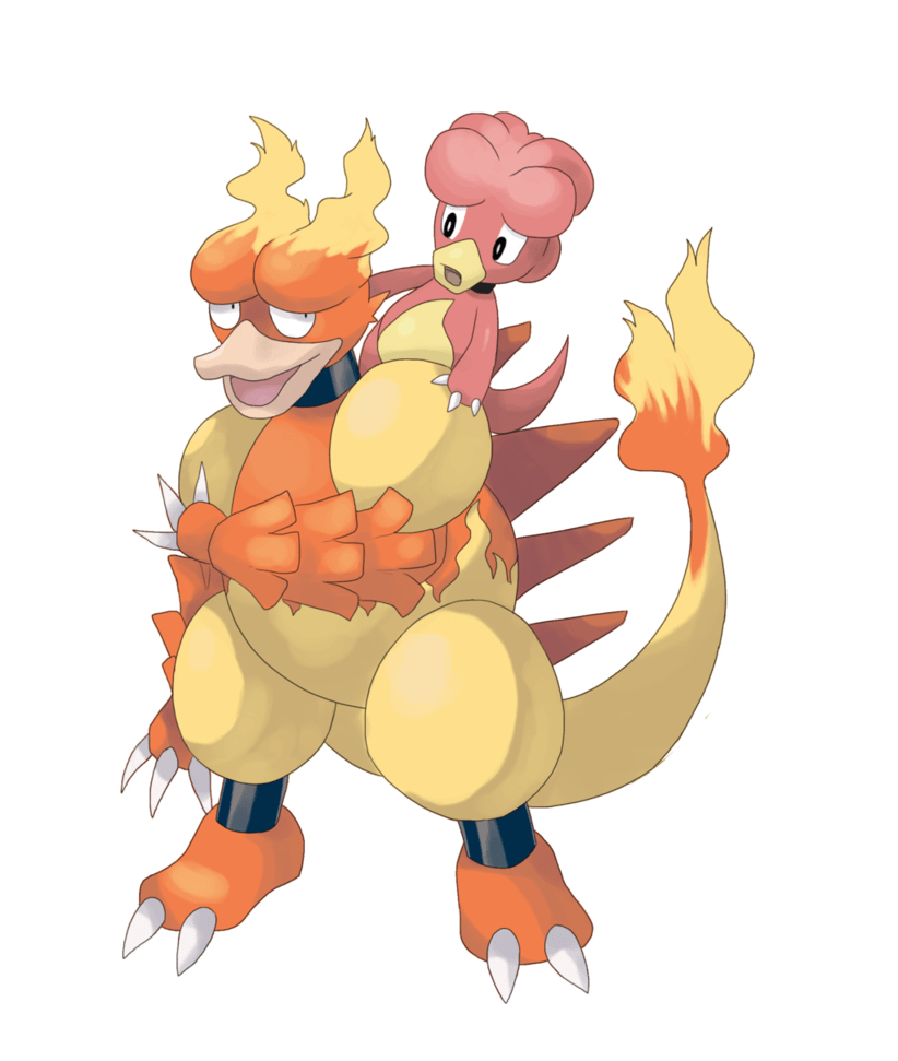 830x980 Magmar and Magby, Phone