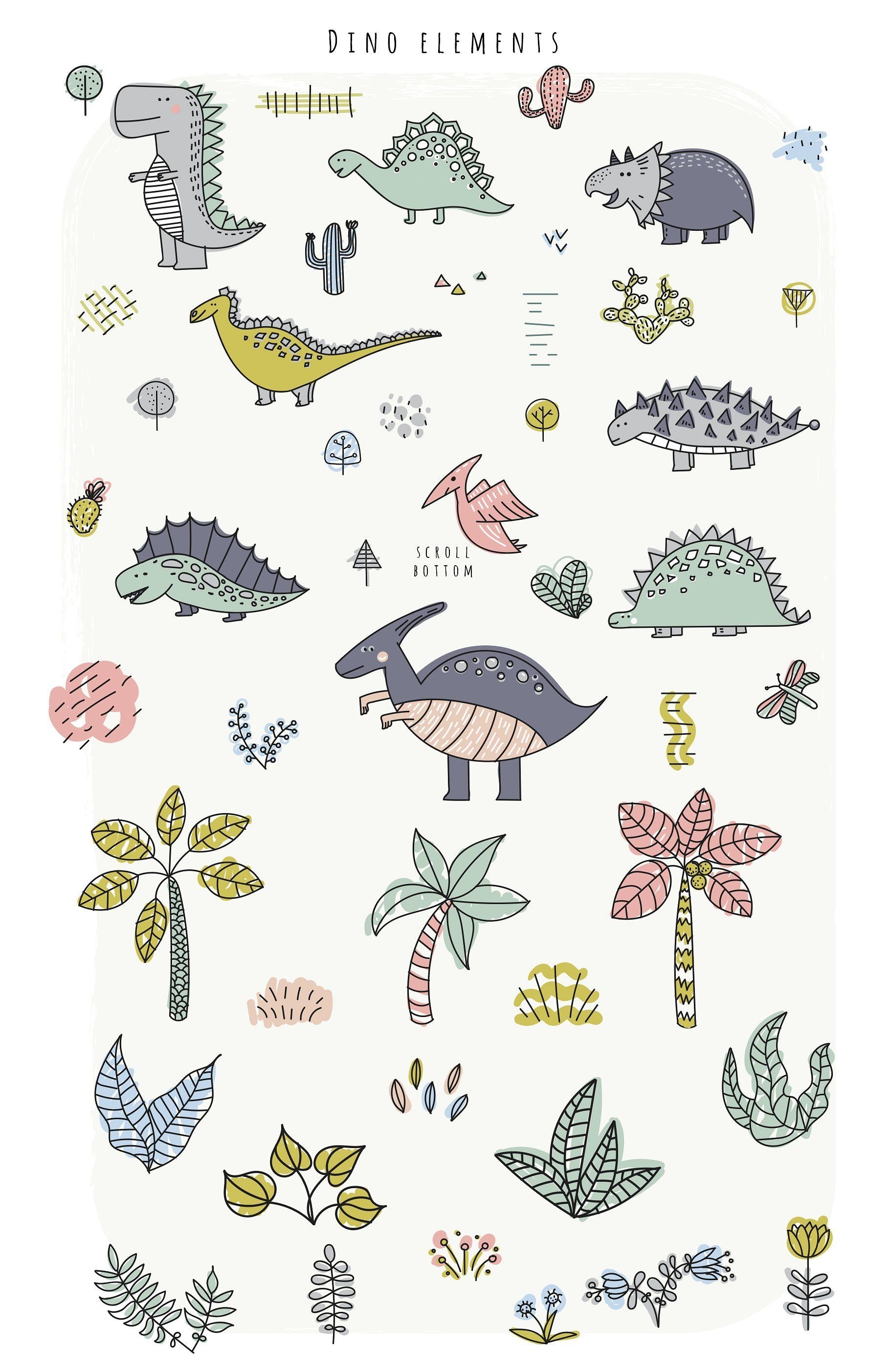 1820x2810 DINO. Design set. Dinosaur wallpaper, Cute dinosaur, Alphabet illustration, Phone