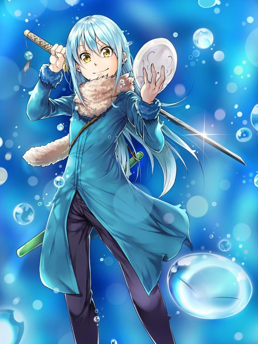 850x1140 This image of the main character from That Time I Got Reincarnated, Phone