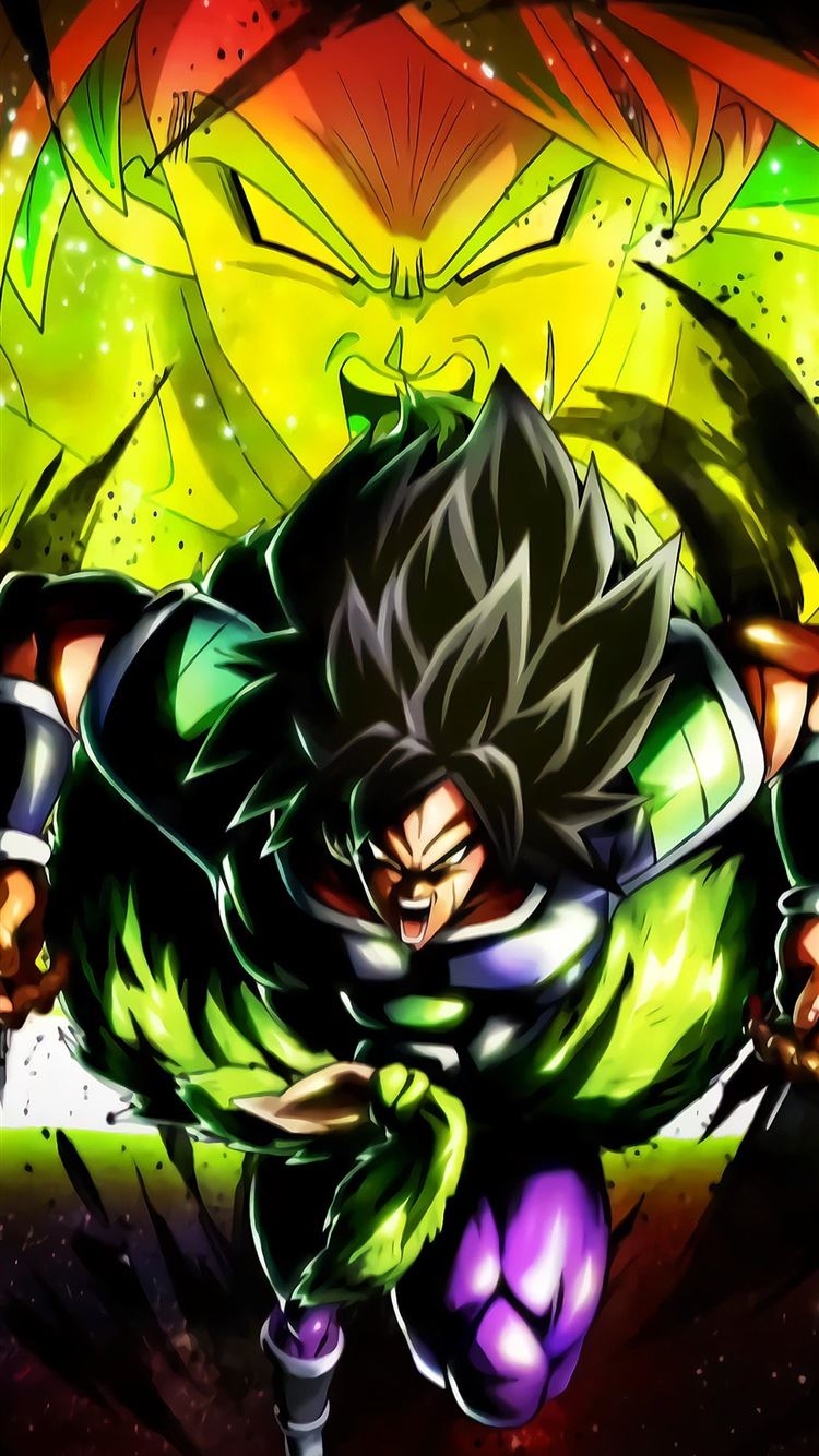 750x1340 broly dbs iPhone Wallpaper Free Download, Phone