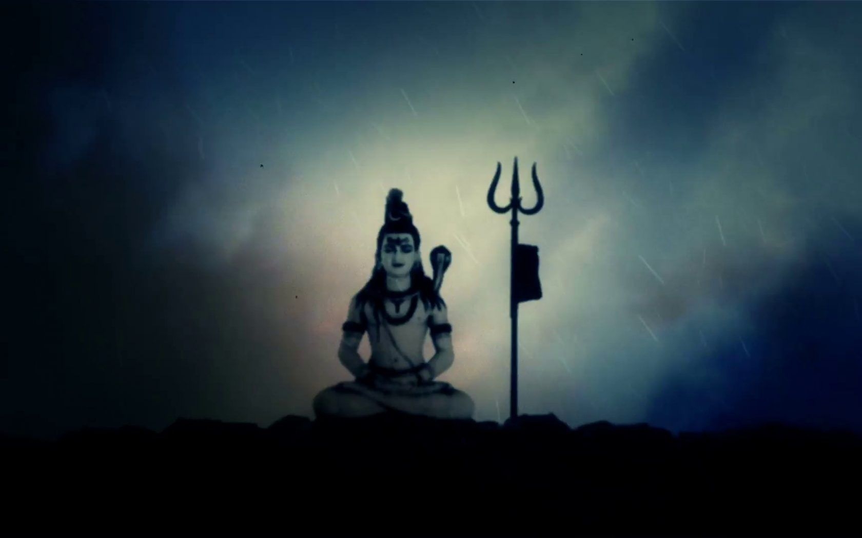 1680x1050 God Shiva Night Beautiful Looks Nice Wallpaper, Desktop