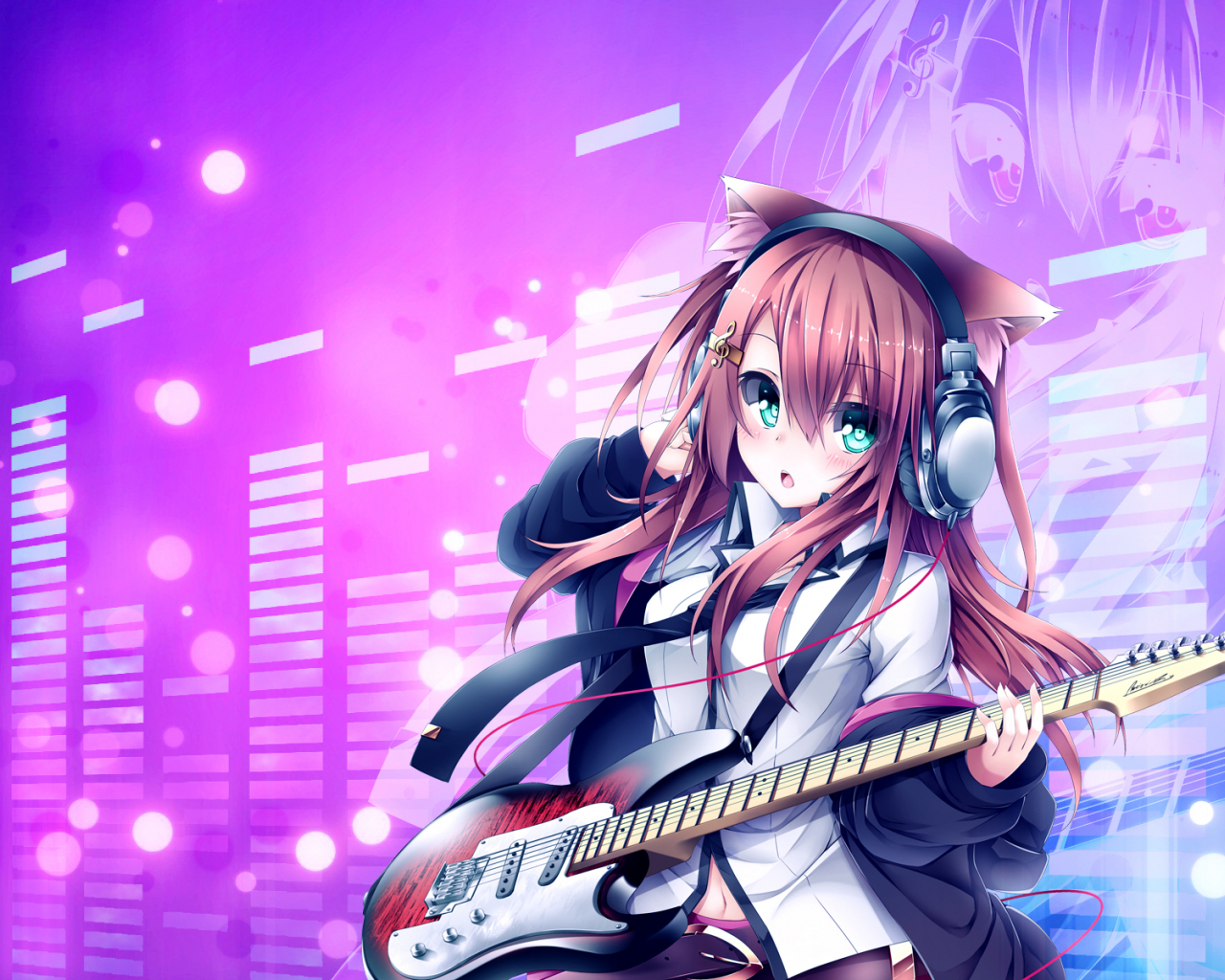 1280x1030 Free download Guitar Anime Girl Wallpaper HD WallpaperLepi [1920x1200] for your Desktop, Mobile & Tablet. Explore Anime Gamer Girl Wallpaper. Anime Gamer Wallpaper, Gamer Wallpaper for My Desktop, Desktop