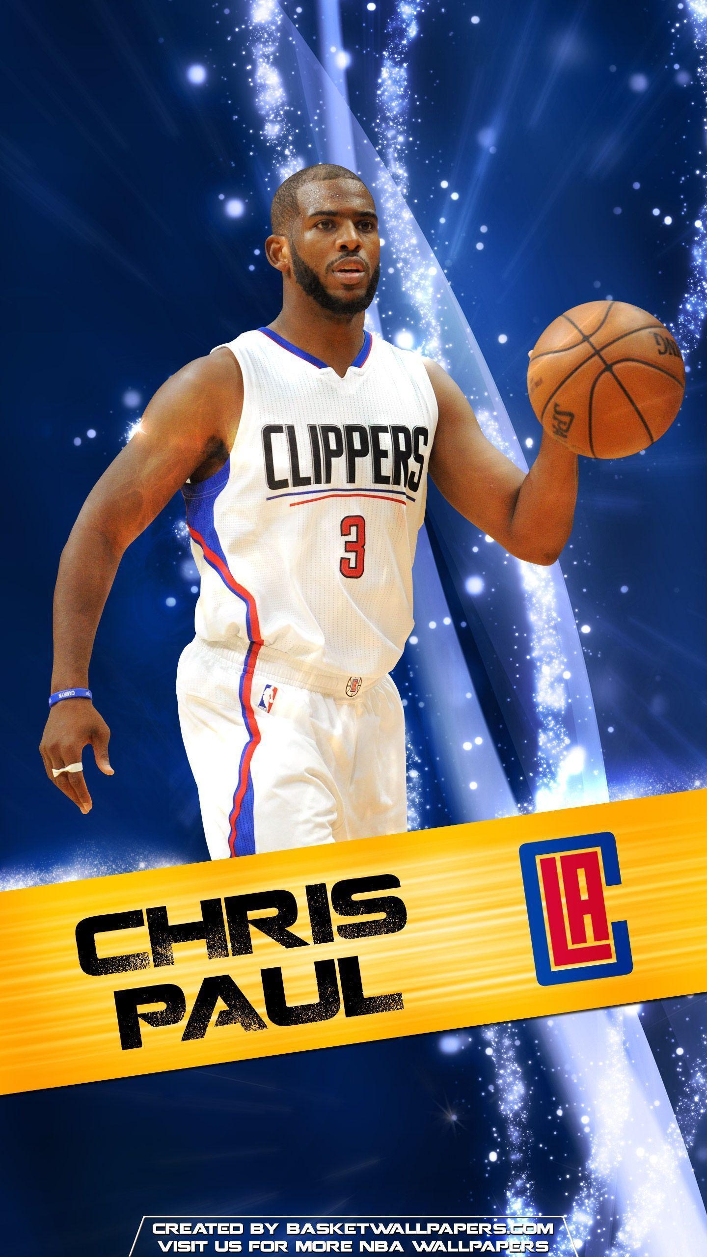 1440x2560 Chris Paul Los Angeles Clippers 2016 Mobile Wallpaper. Basketball, Phone