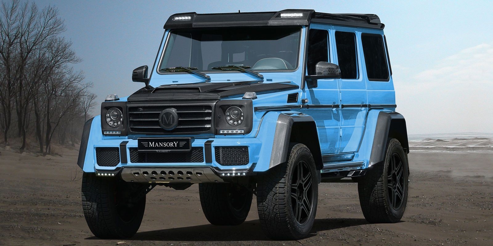 1600x800 Mansory Unveils Custom G Wagon Packed With Carbon Fiber Upgrades, Dual Screen