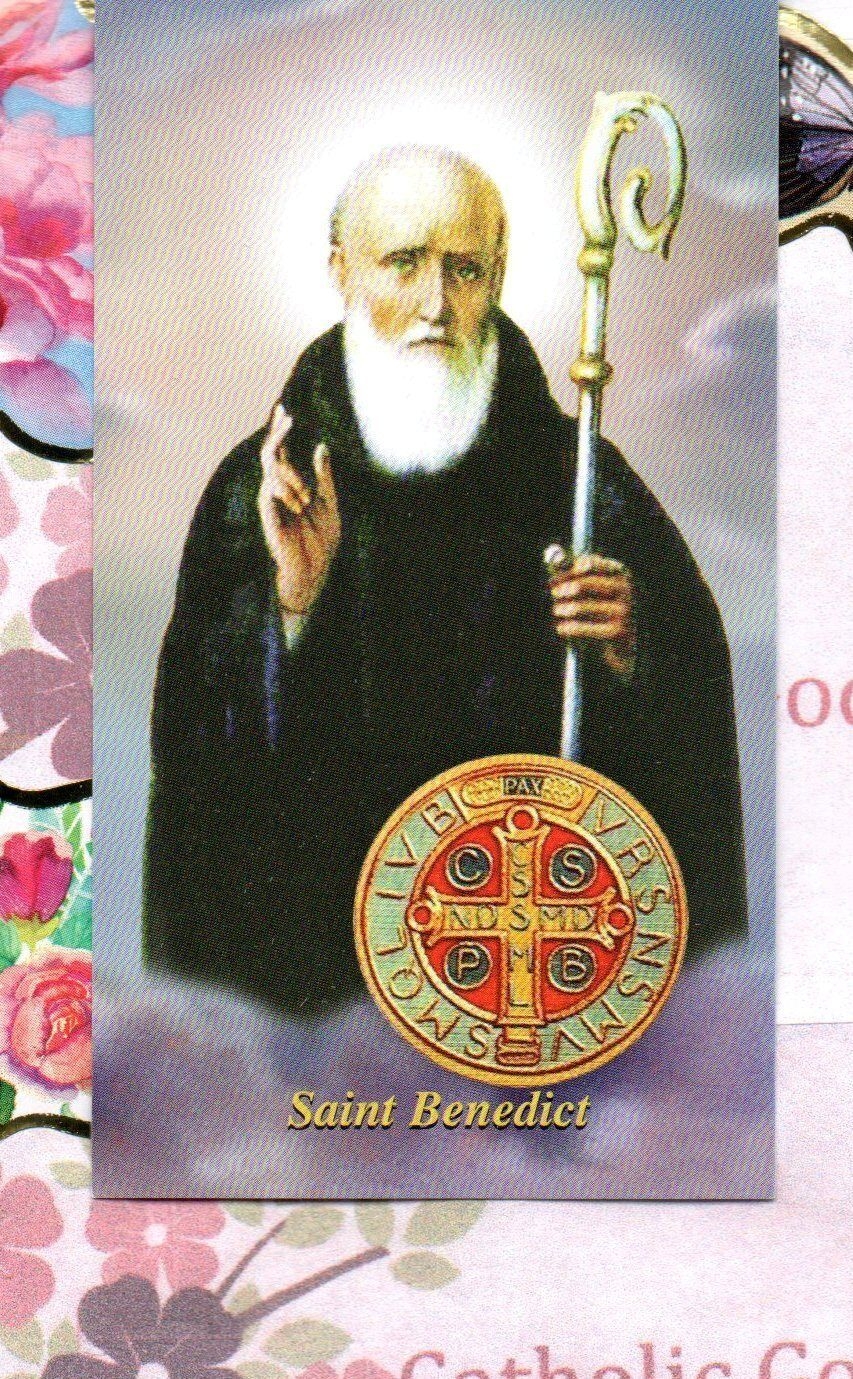 860x1380 St Benedict Holy Card, Phone