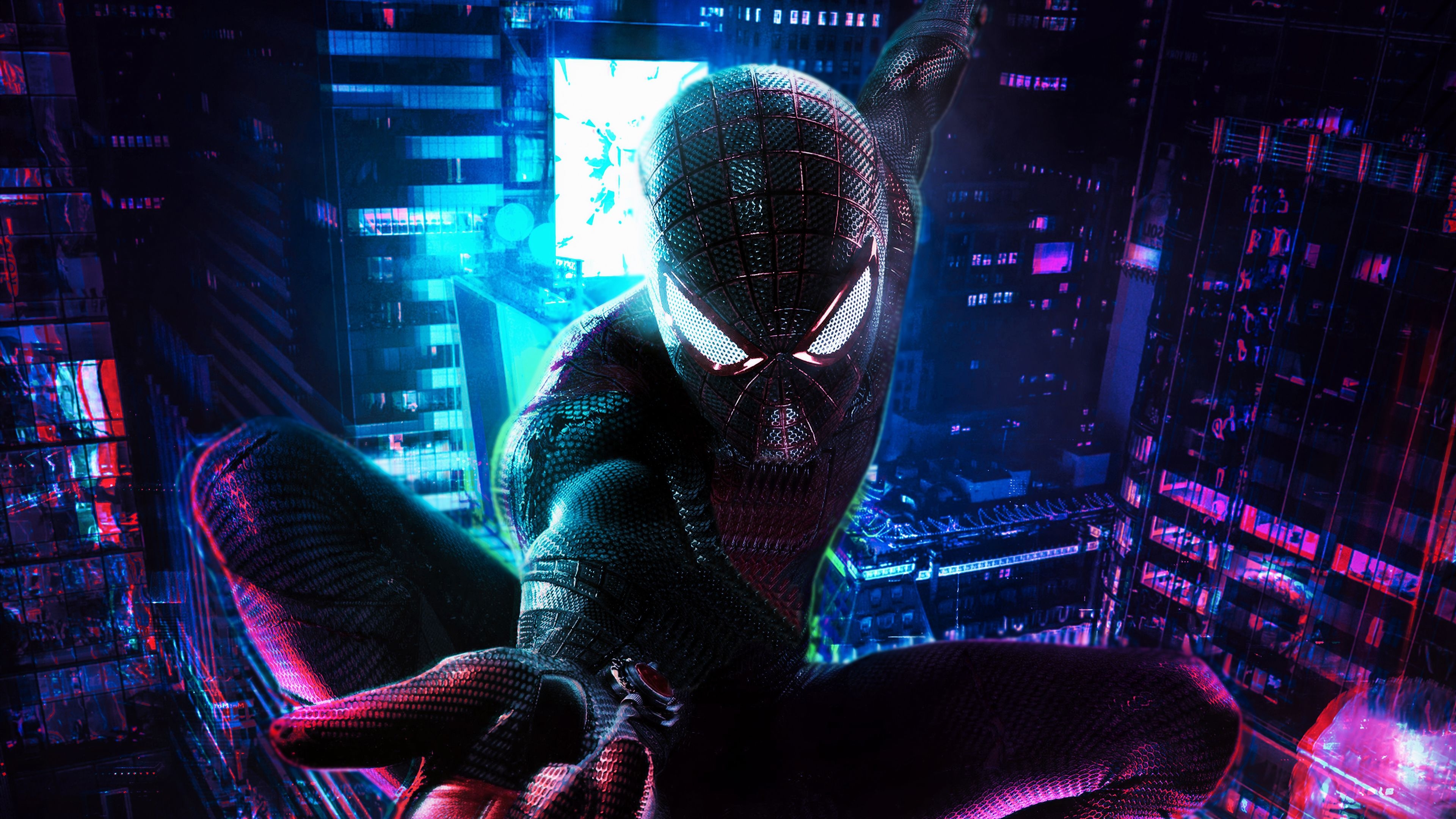 3840x2160 Amazing Spiderman Cyberpunk, HD Games, 4k Wallpaper, Image, Background, Photo and Picture, Desktop