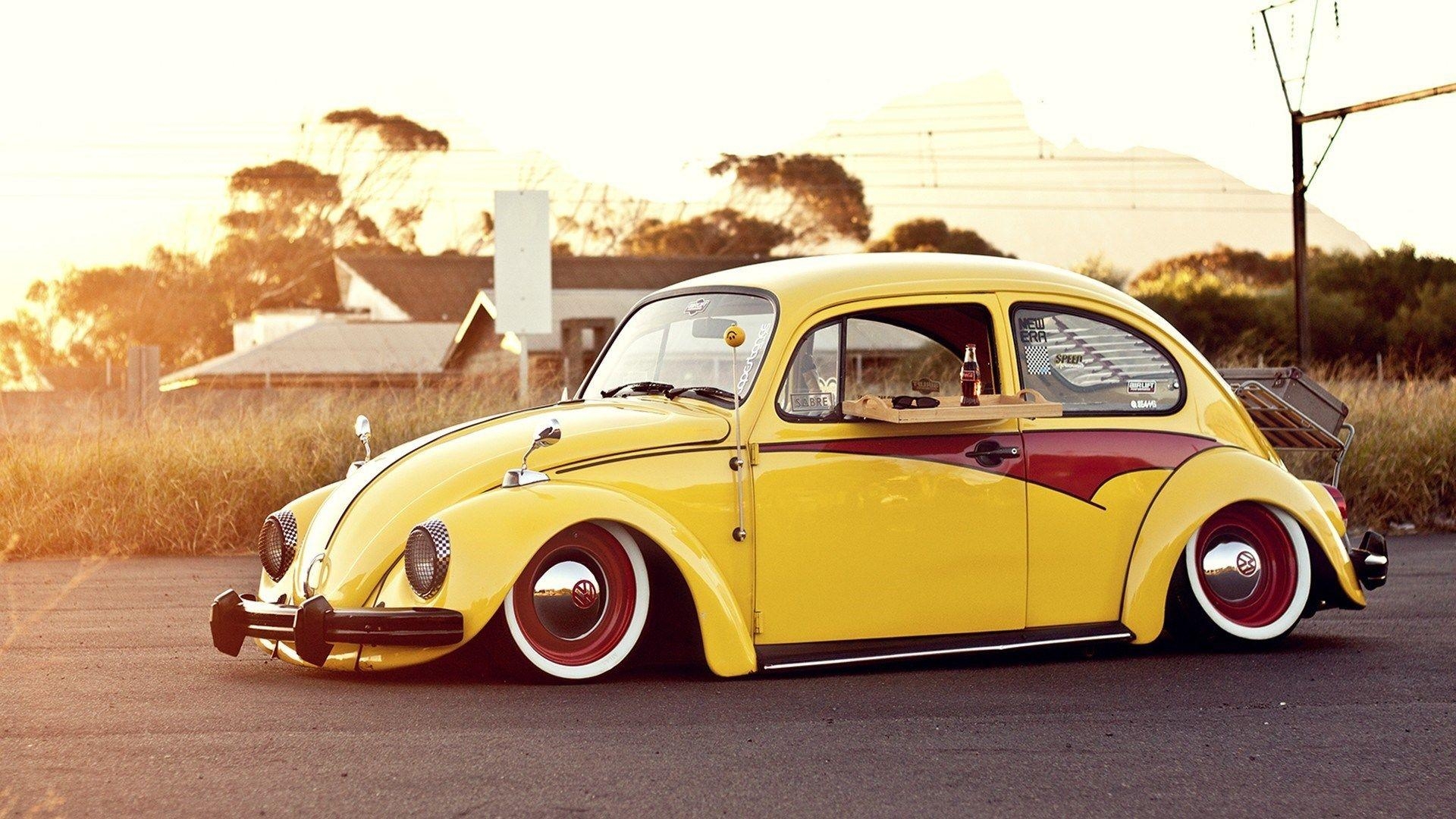 1920x1080 Wooden Tray Cola Meal Volkswagen Bug Beetle Classic HD Wallpaper, Desktop