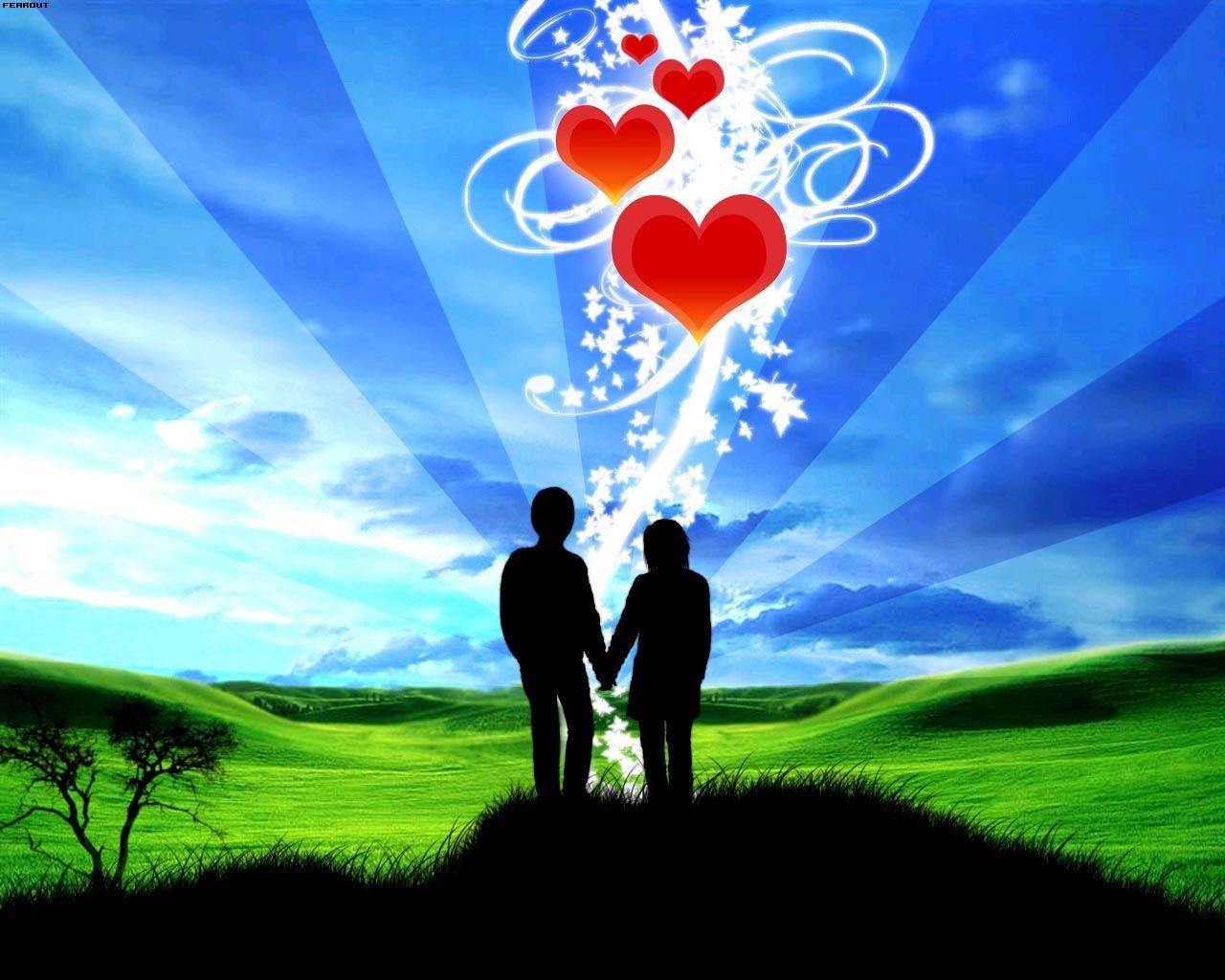 1280x1030 Romantic Love Wallpaper -DesignBump, Desktop