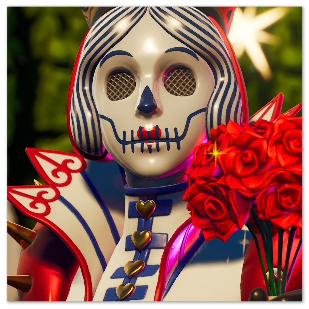 1080x1080 Queen of Hearts Fortnite wallpaper, Phone