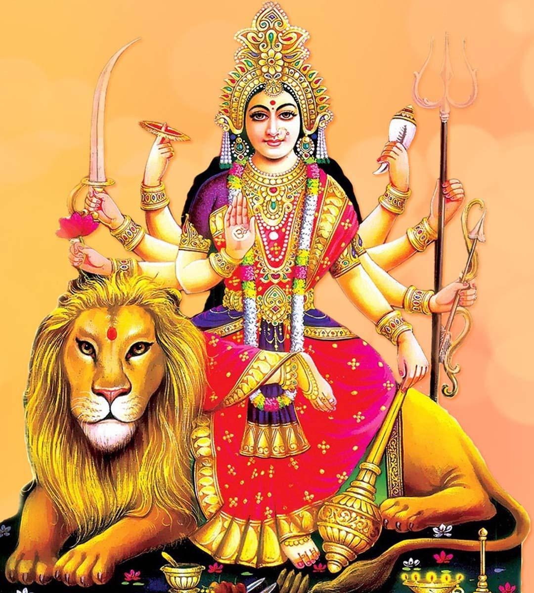 1080x1200 Durga Devi Wallpaper (Navaratri Dussehra Special) For Android, Phone