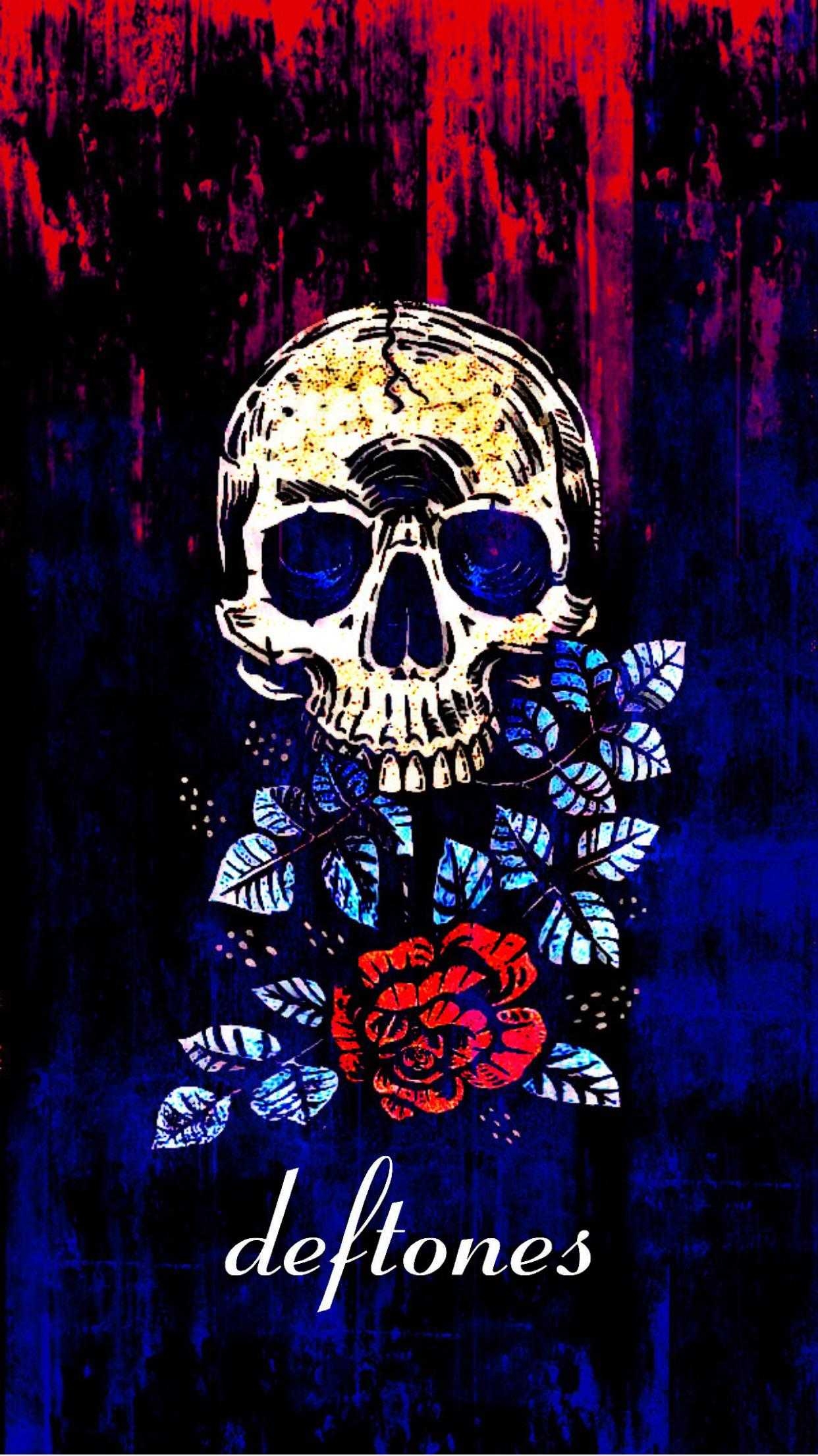 1250x2220 Skull Deftones Wallpaper, Phone