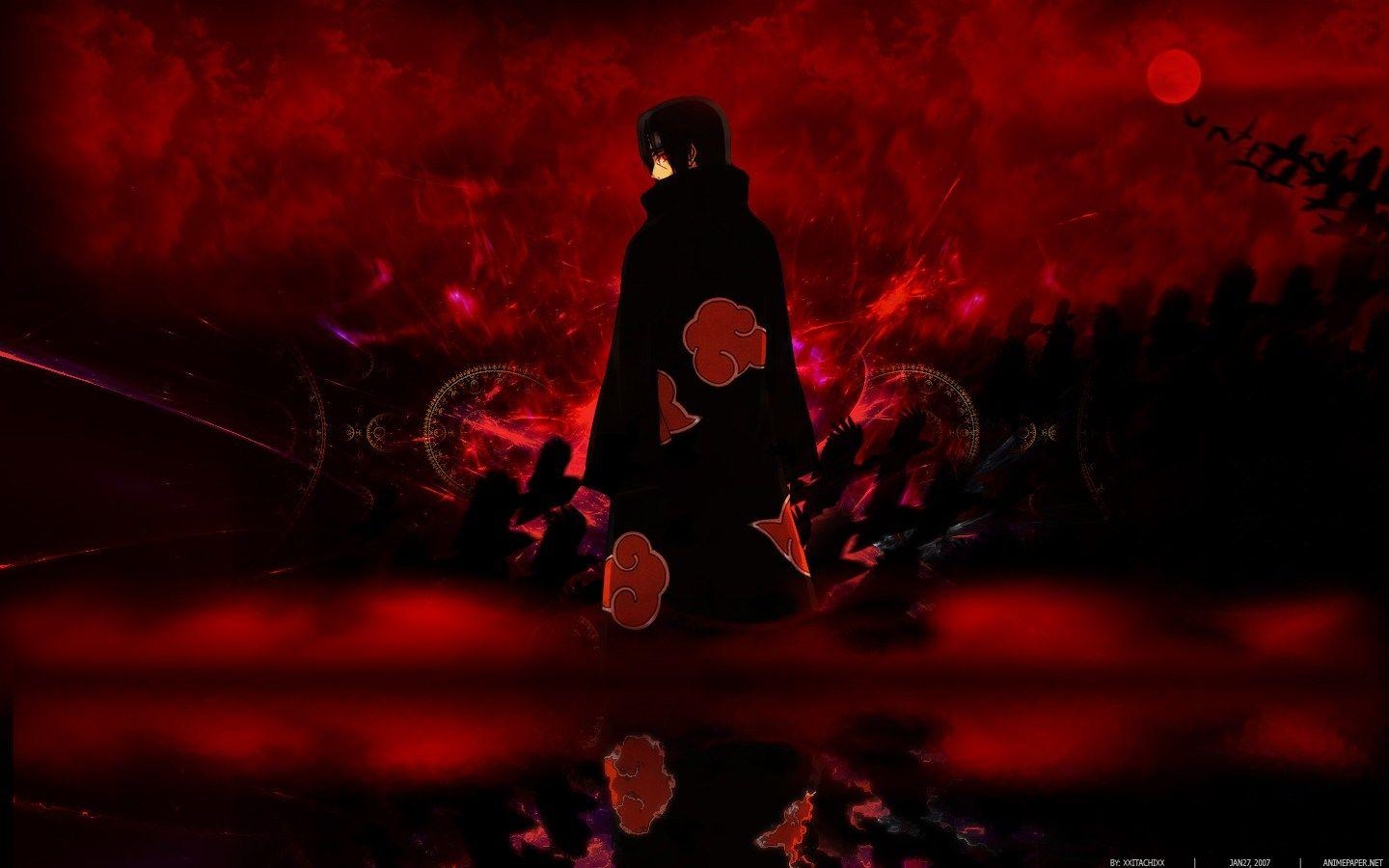 1440x900 DARK Itachi uchiha wallpaper 4k Collection. Arte naruto, Akatsuki, Desktop