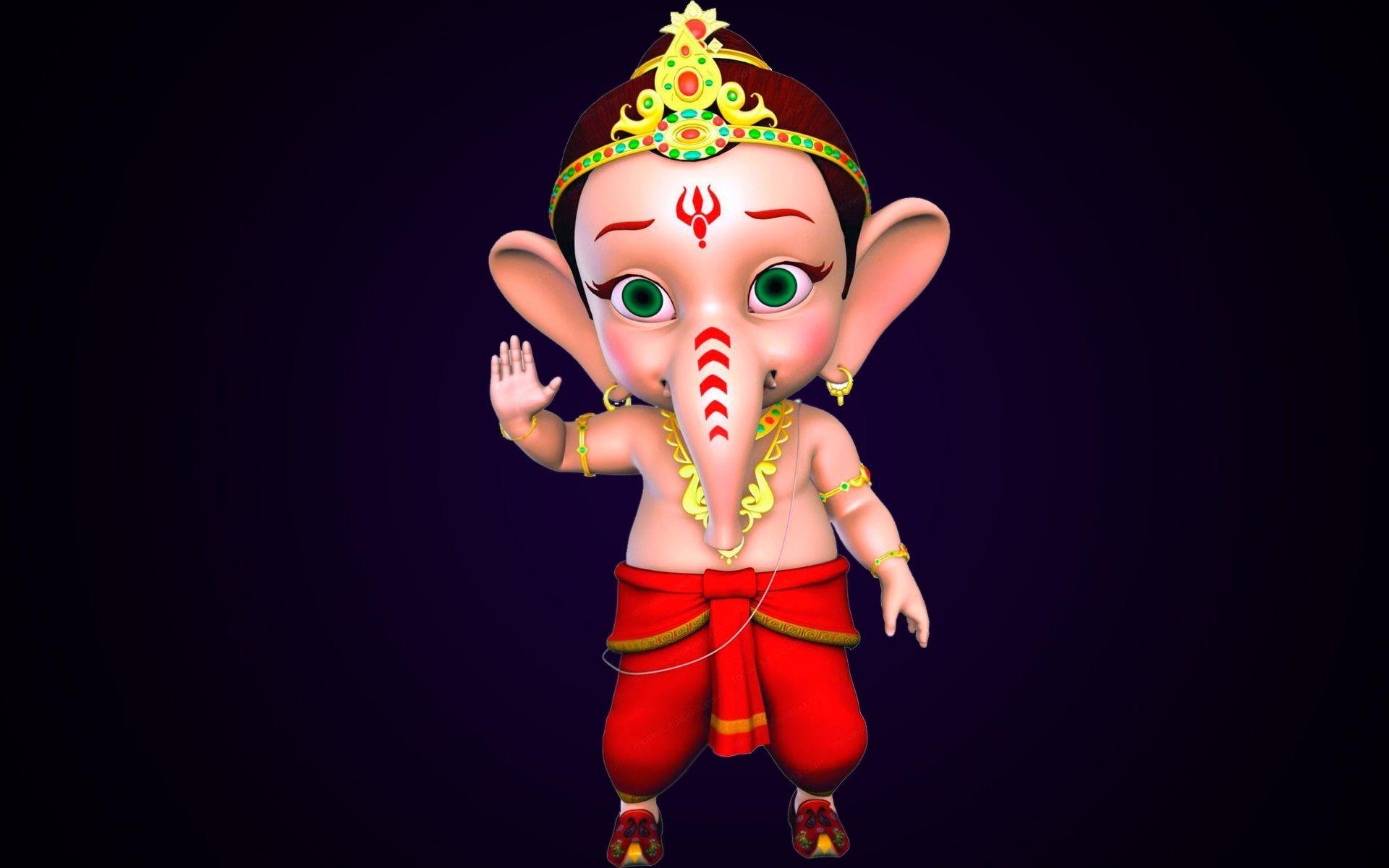 1920x1200 Bal Ganesh animation HD wallpaper Beautiful HD wallpaper. Happy, Desktop