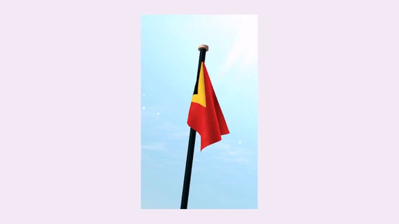 1280x720 Timor Leste Flag 3D Wallpaper, Desktop