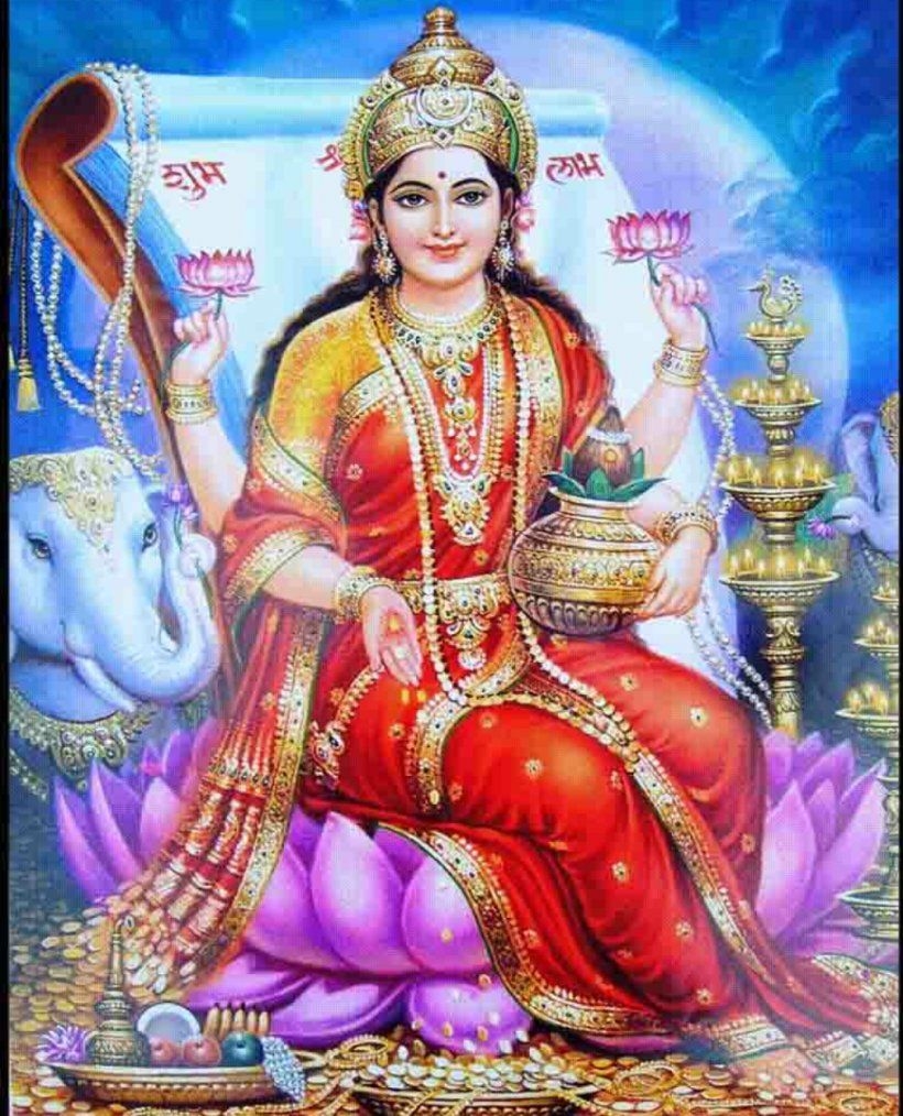 820x1020 Radhe Maa Ganesha Lakshmi Devi Laxmi Pooja, PNG, 1074x1329px, Phone