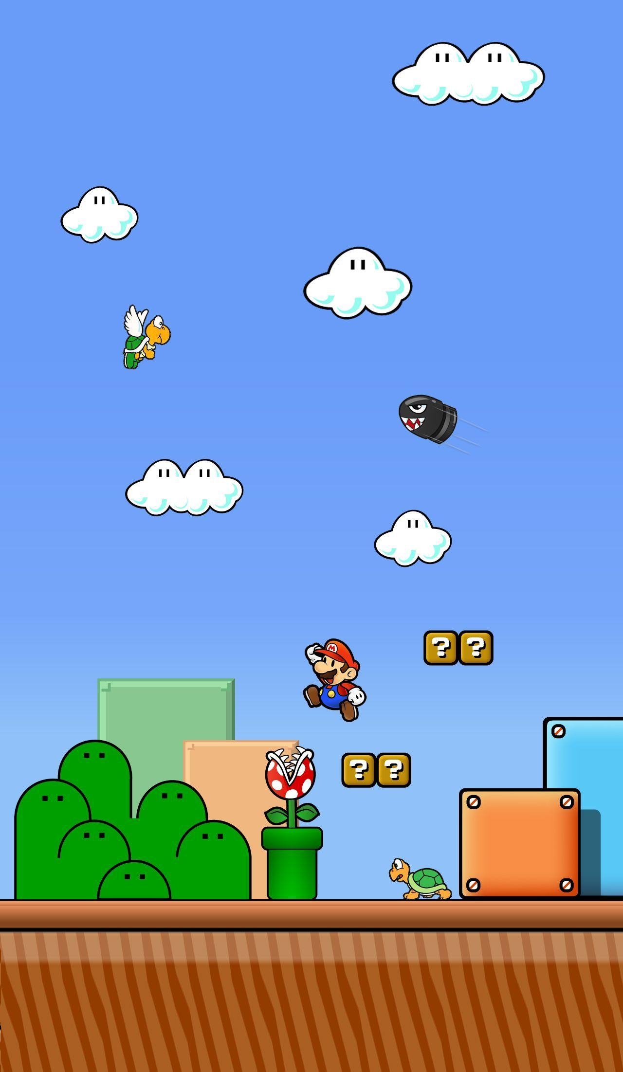 1280x2210 Super Mario iPhone Wallpaper Free Super Mario iPhone Background, Phone