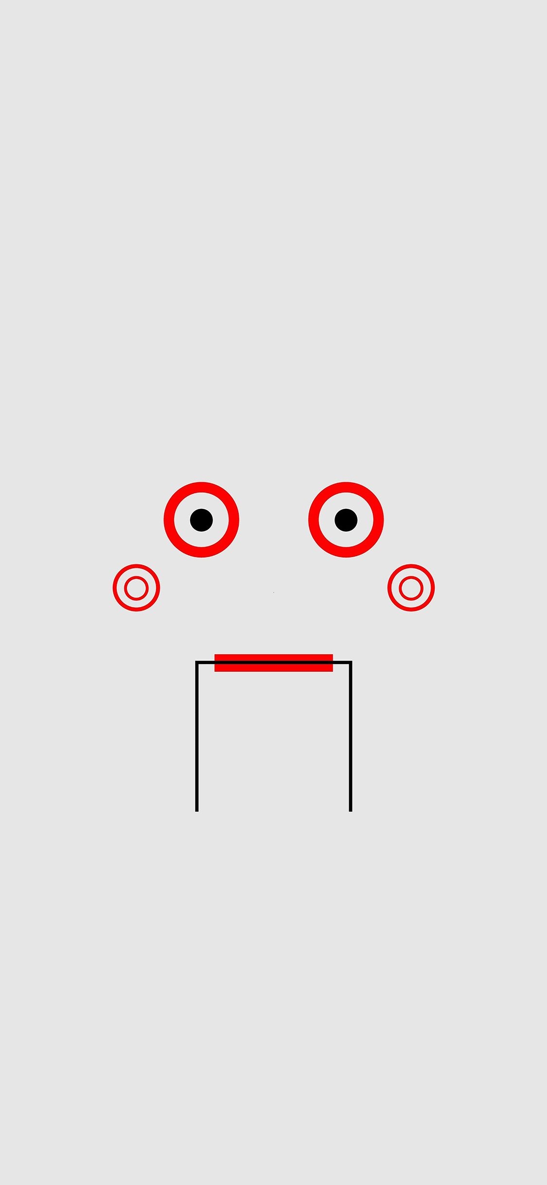 1130x2440 Saw Puppet Minimal Illustration, Phone