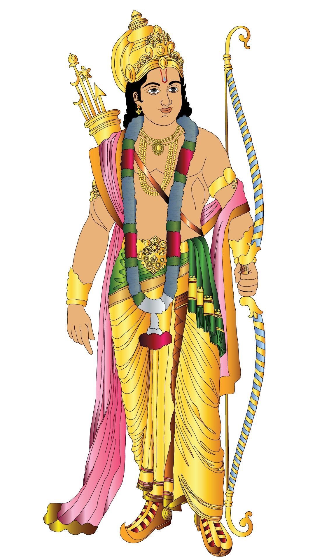 1080x1920 Download Standing Lord Rama 1080 x 1920 Wallpaper, Phone