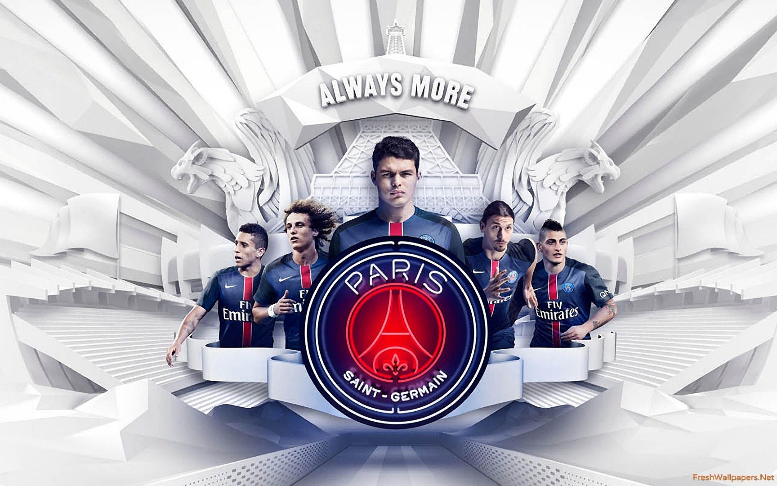 2560x1600 Paris Saint Germain 2015 2016 Nike Home Kit Wallpaper, Desktop